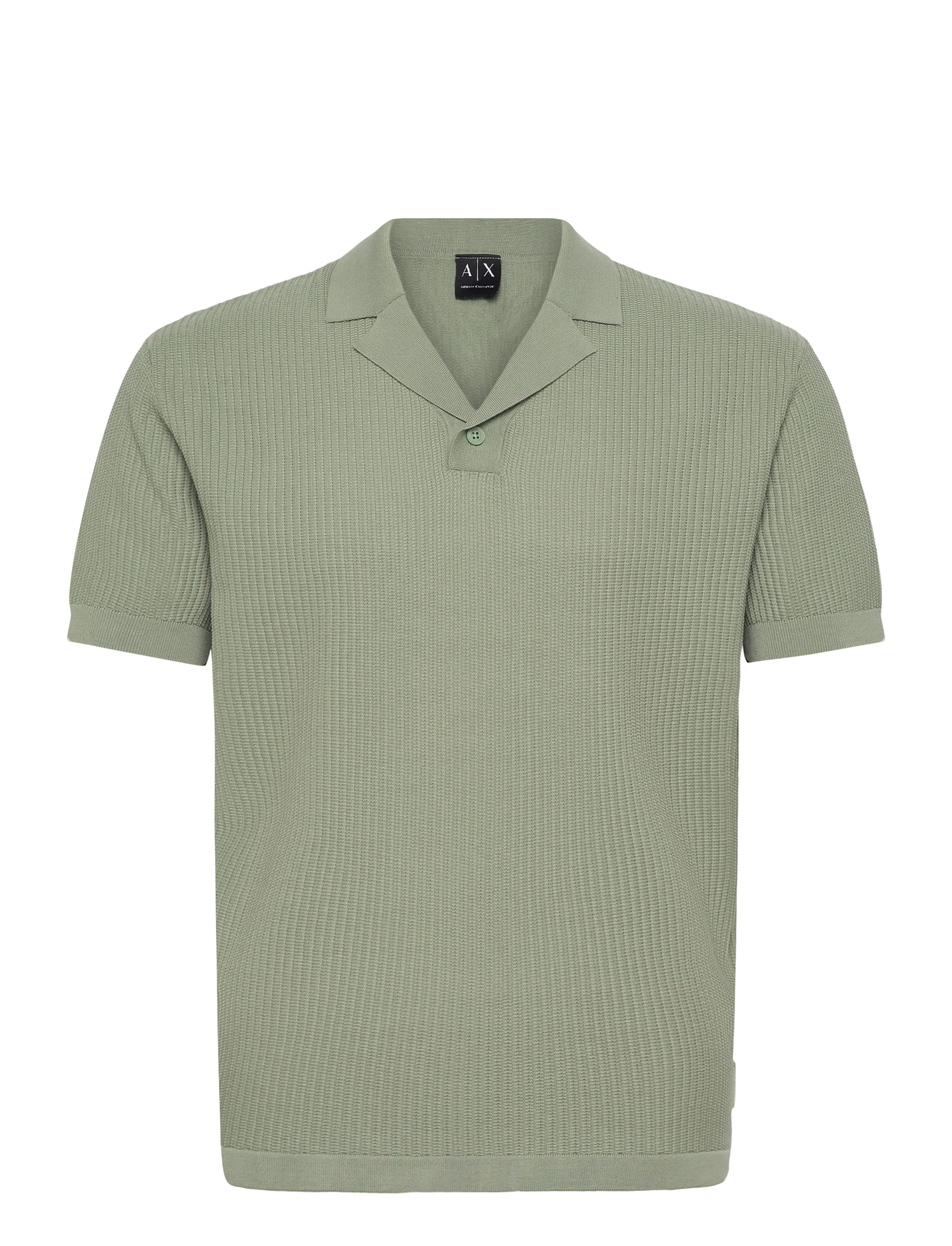 Armani Exchange KNIT POLO - Kläder - HEDGE GREEN / green