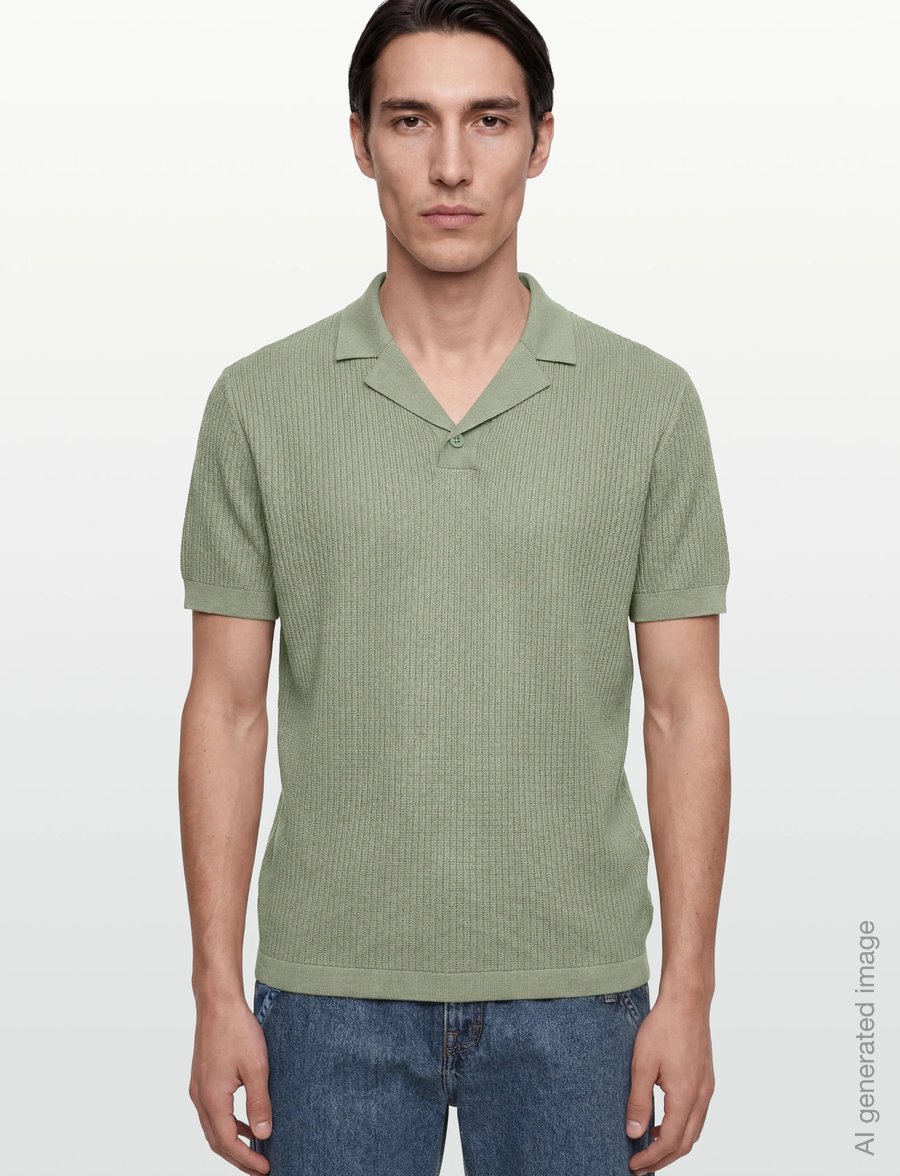 Armani Exchange - KNIT POLO - polostrik - hedge green - 3