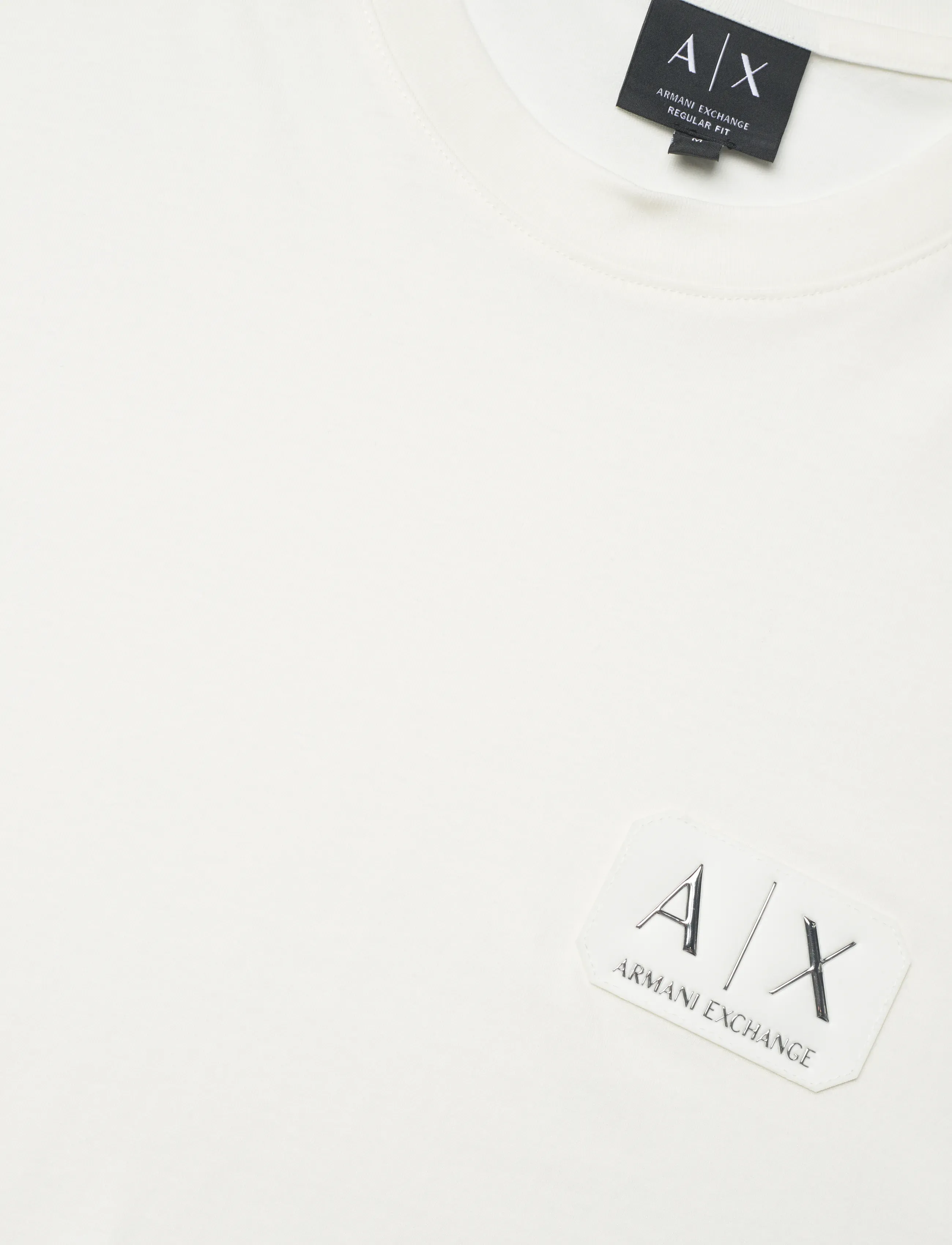 Armani Exchange - T-SHIRT - kortærmede t-shirts - off white - 5