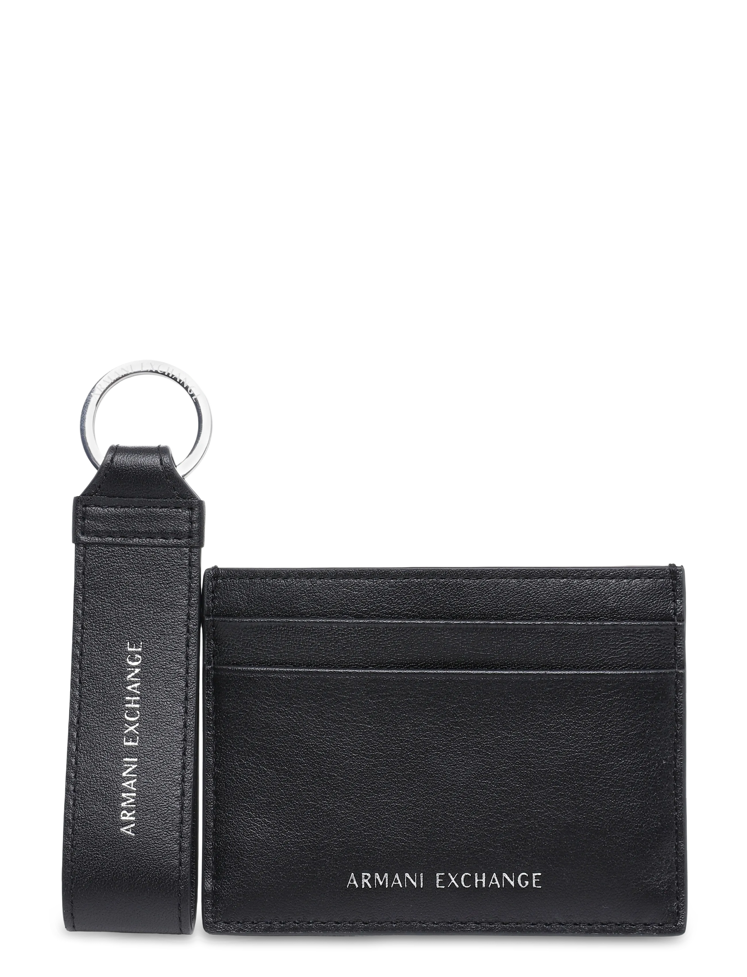 Armani Exchange SMALL LEATHER GOODS SET - Accessoires - BLACK / black
