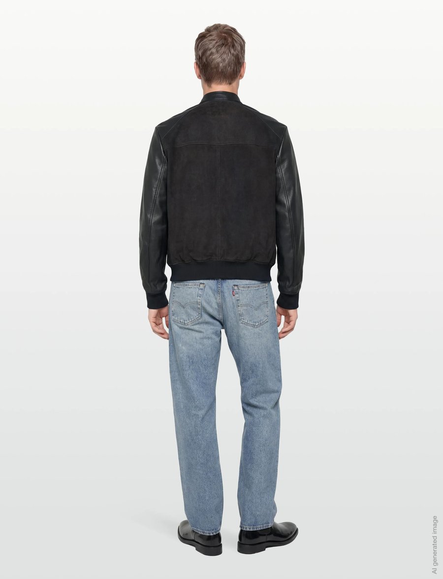 Armani Exchange - BLOUSON JACKET - frühlingsjacken - deep navy - 4