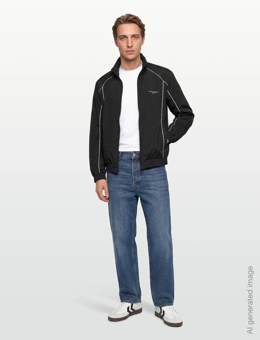 Armani Exchange - BLOUSON JACKET - herfstjassen - black - 0