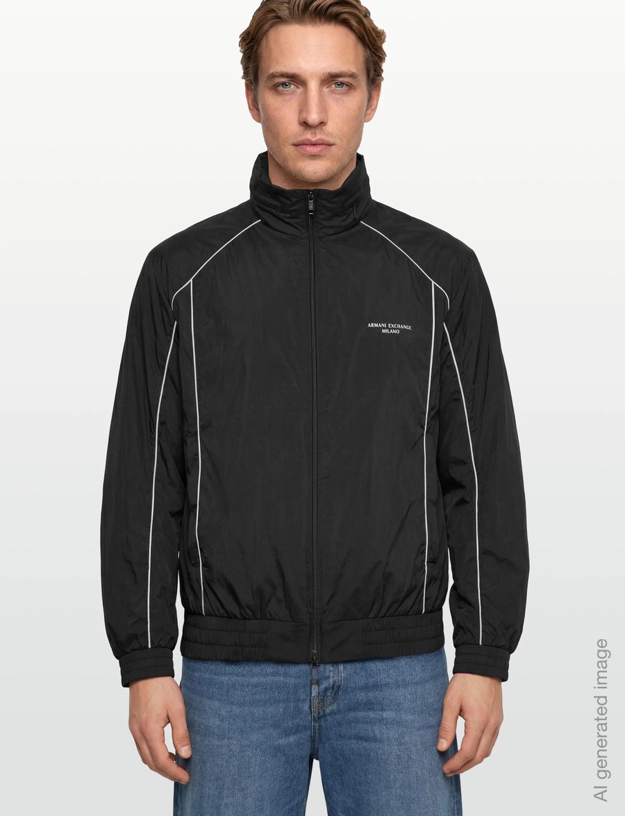 Armani Exchange - BLOUSON JACKET - herfstjassen - black - 4