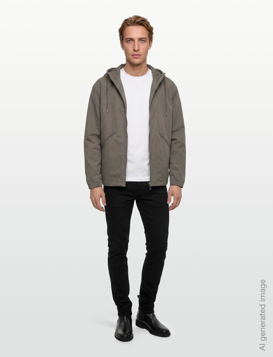 Armani Exchange - BLOUSON JACKET - herfstjassen - gunmetal - 0