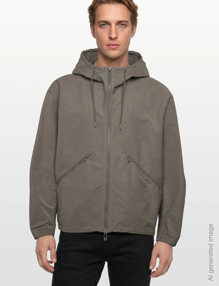Armani Exchange - BLOUSON JACKET - herfstjassen - gunmetal - 3