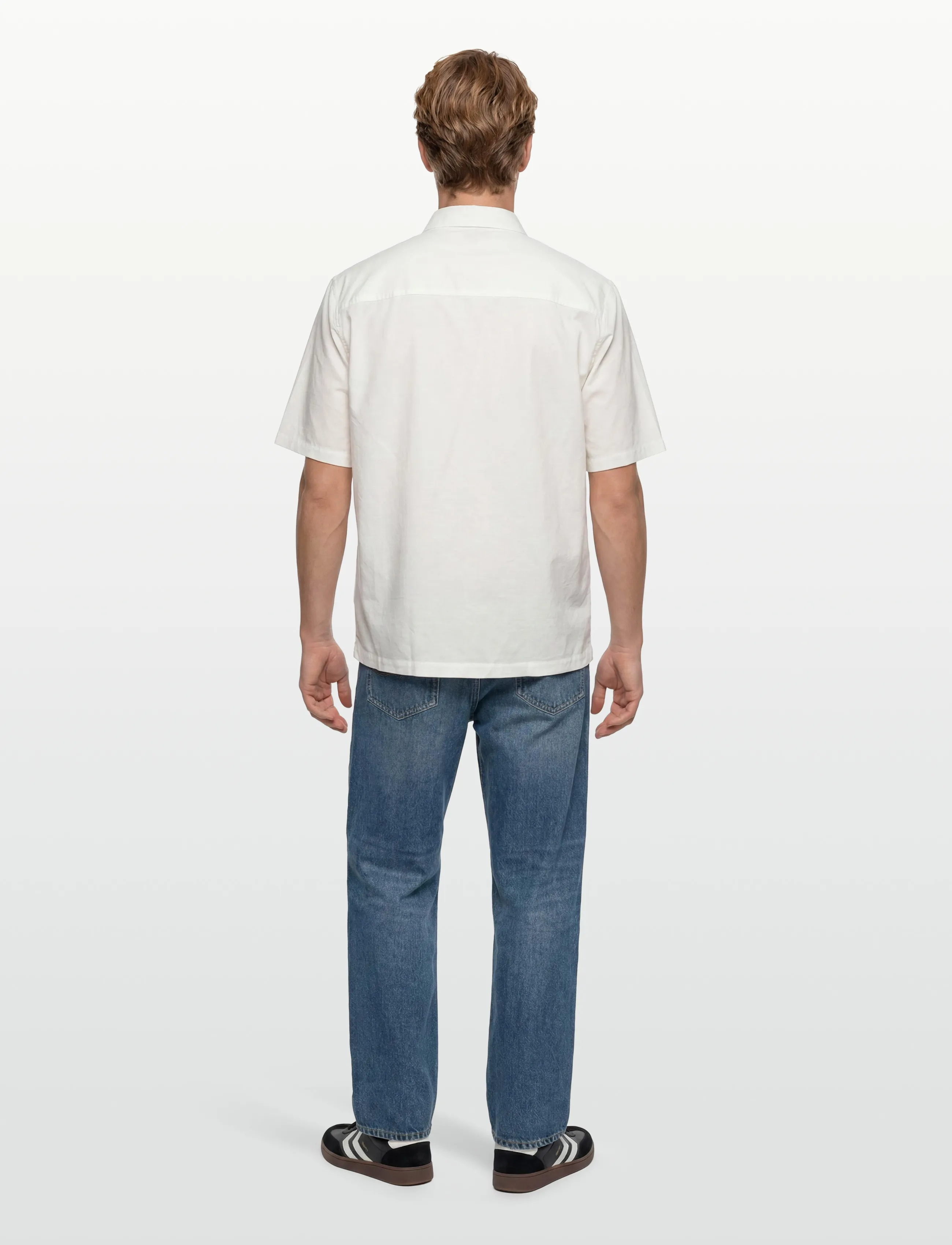 Armani Exchange - SHIRT - lühikeste varrukatega särgid - off white - 4