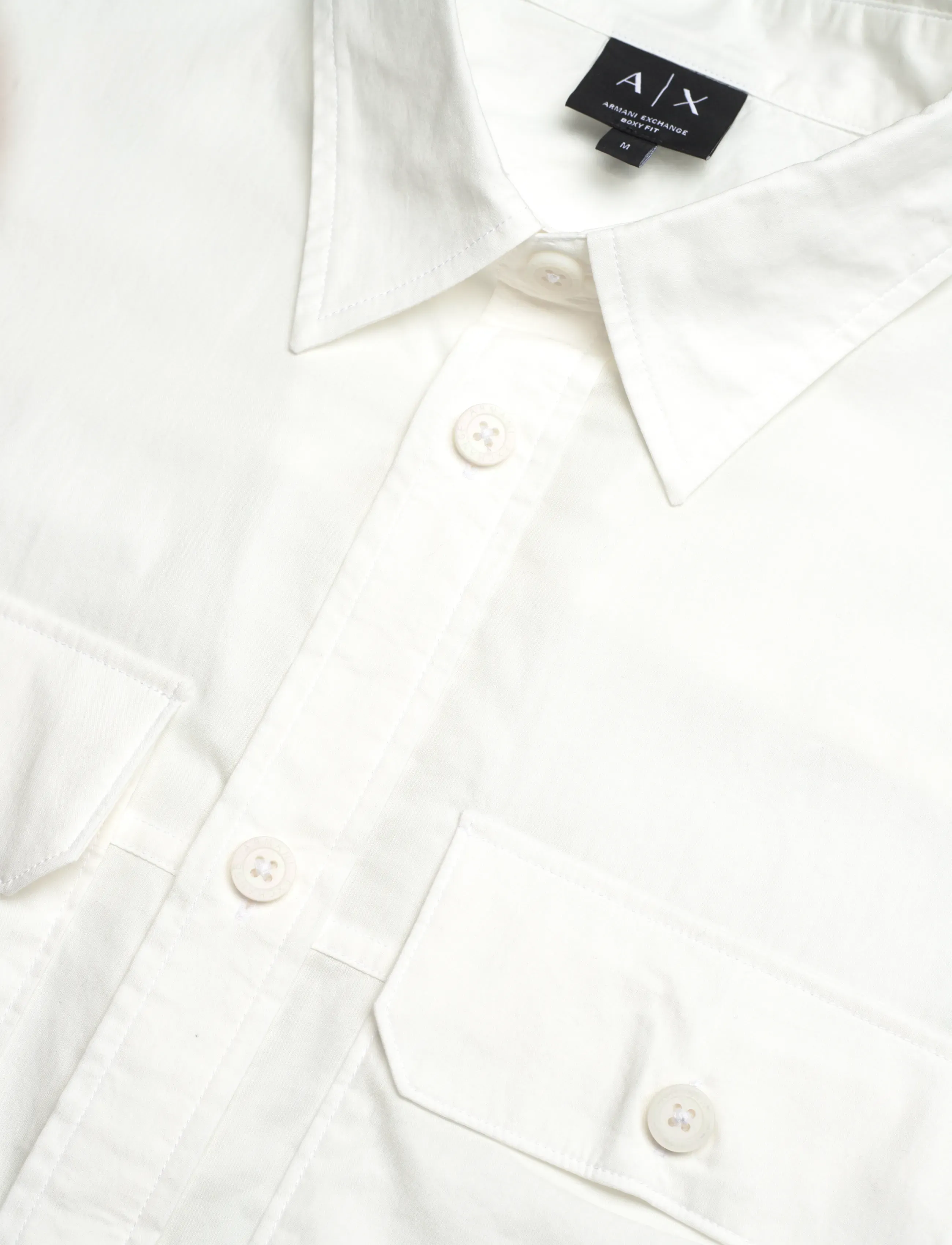 Armani Exchange - SHIRT - födelsedagspresenter - off white - 3