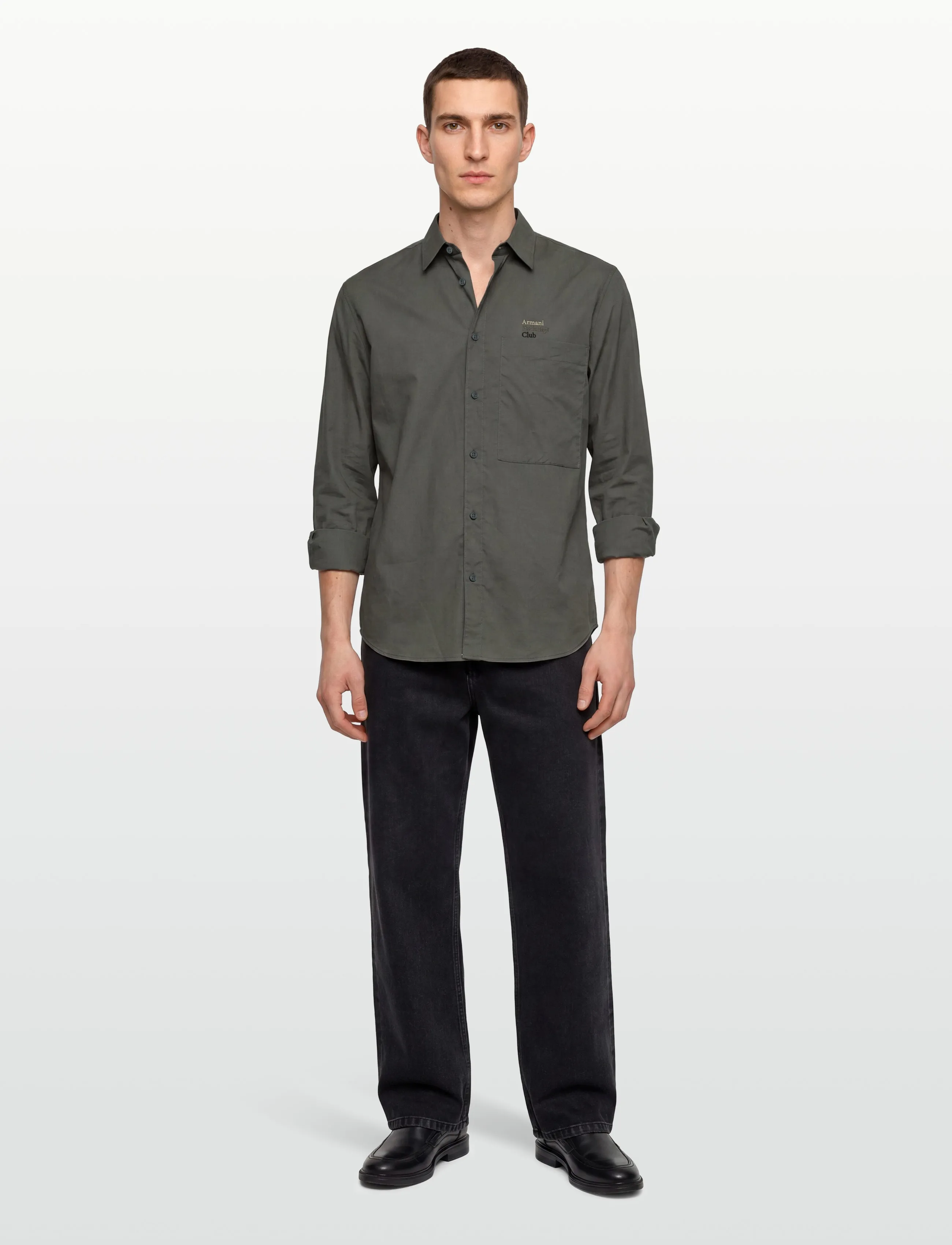 Armani Exchange Shirt, XXL, Shirts, Khakigrün - Casual Männerswear