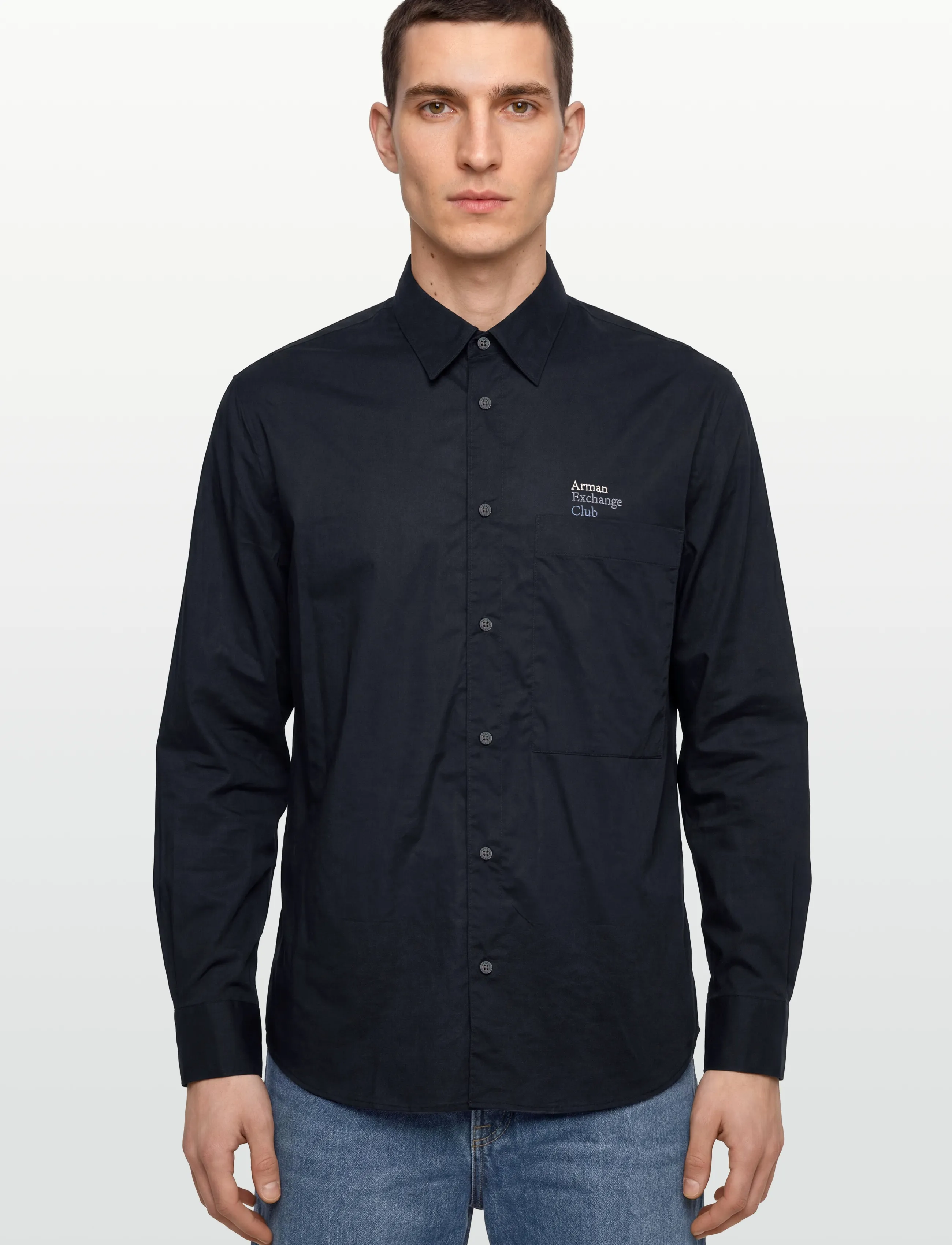 Armani Exchange - SHIRT - casual shirts - deep navy - 3