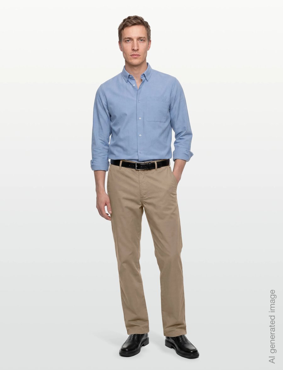 Armani Exchange - TROUSER - chinos - winter twig - 0