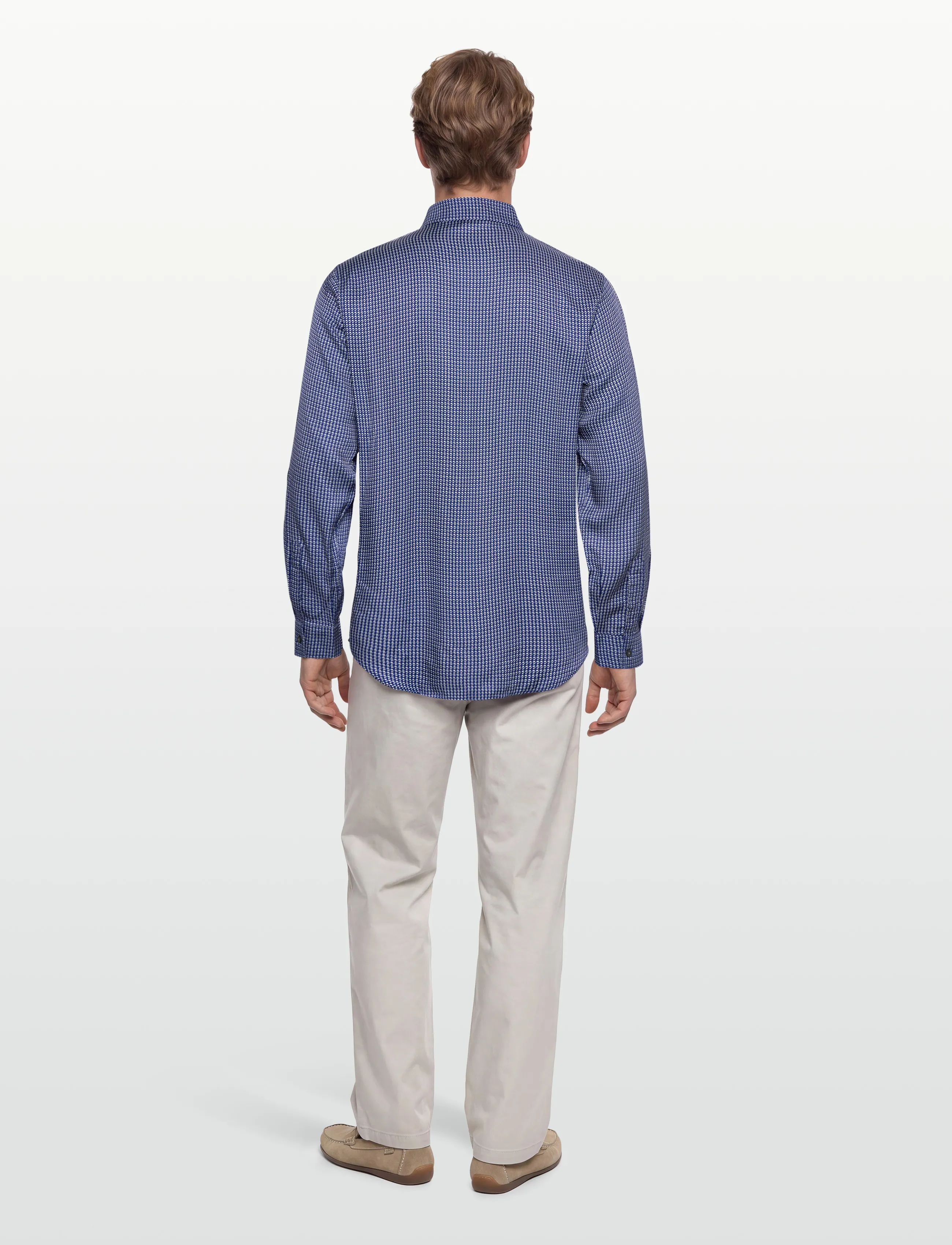 Armani Exchange - SHIRT - pattern shirts - pied de poule white - 4
