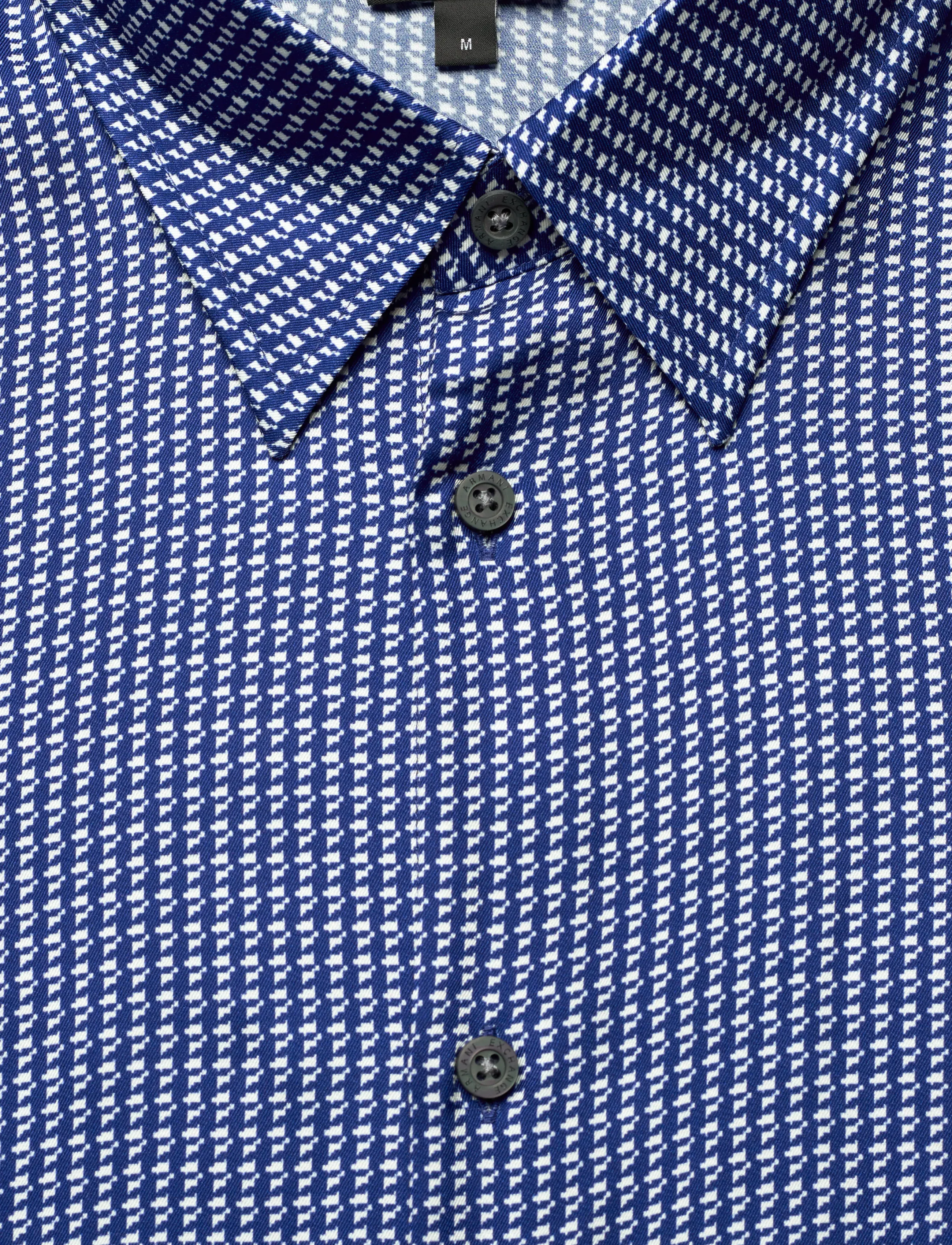 Armani Exchange - SHIRT - mehed - pied de poule white - 2