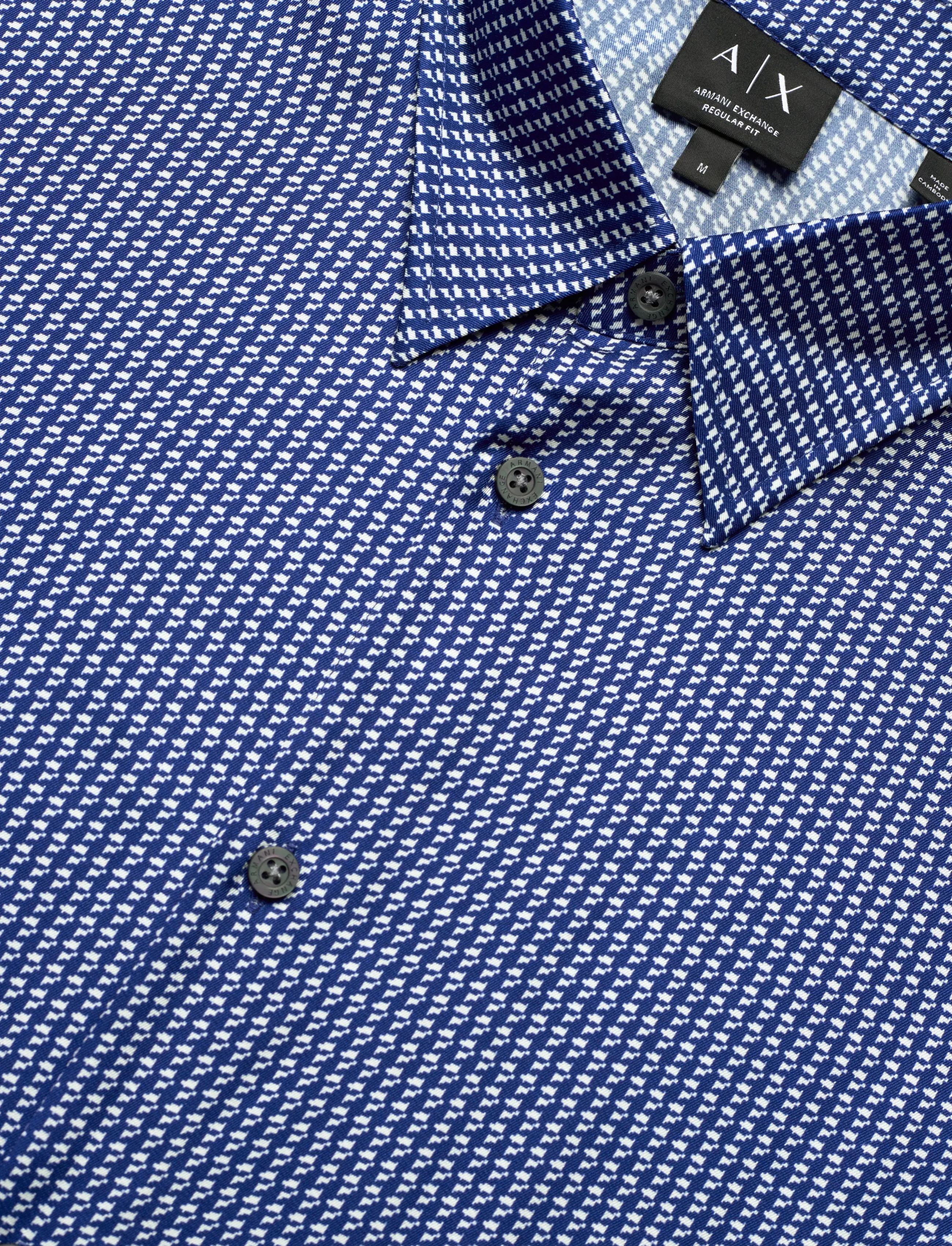 Armani Exchange - SHIRT - mehed - pied de poule white - 3
