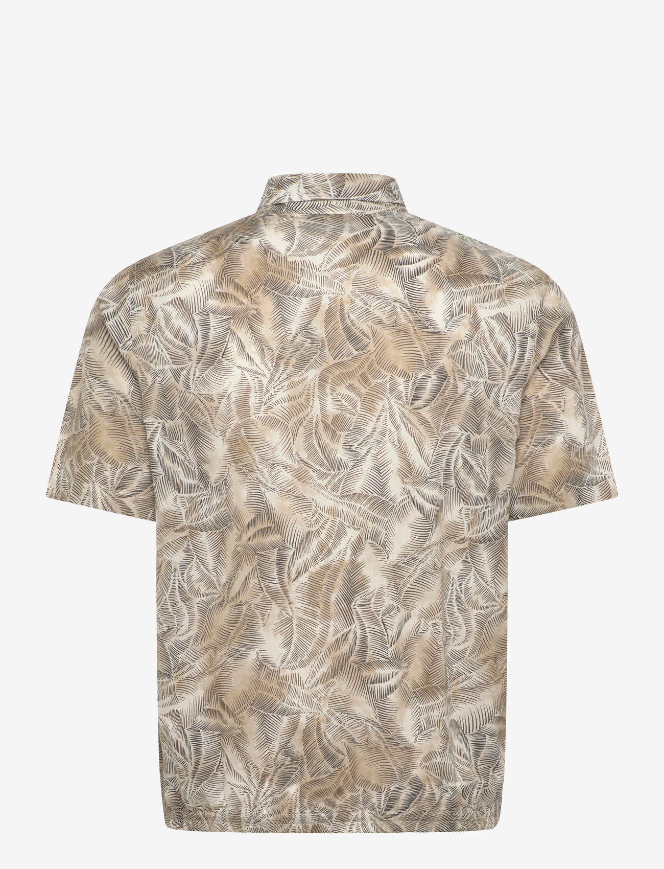 Armani Exchange - SHIRT - kurzarmhemden - cream leaf allover b - 2