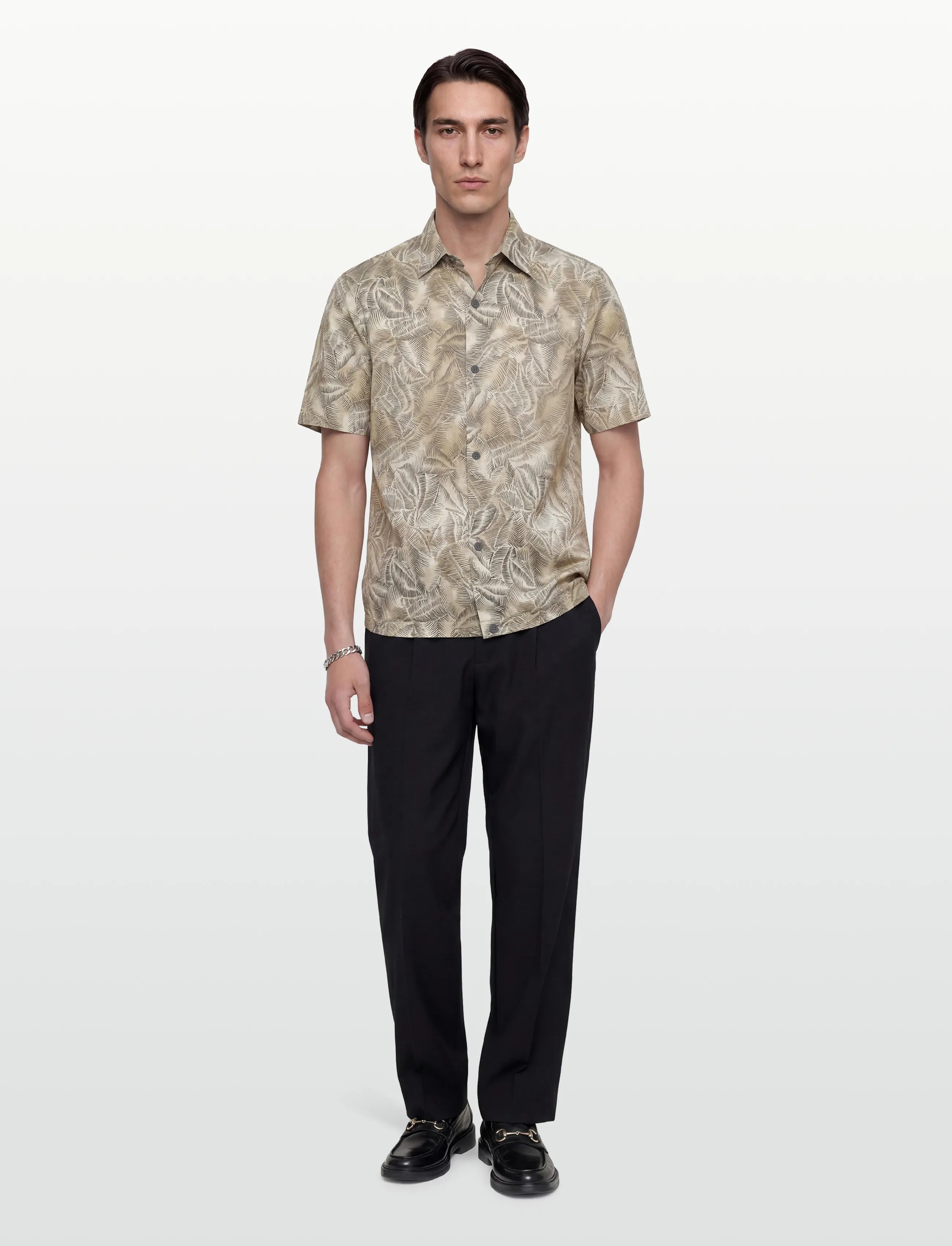Armani Exchange Shirt, S, Shirts, Mehrfarbig/gemustert - Short-sleeved Männerswear