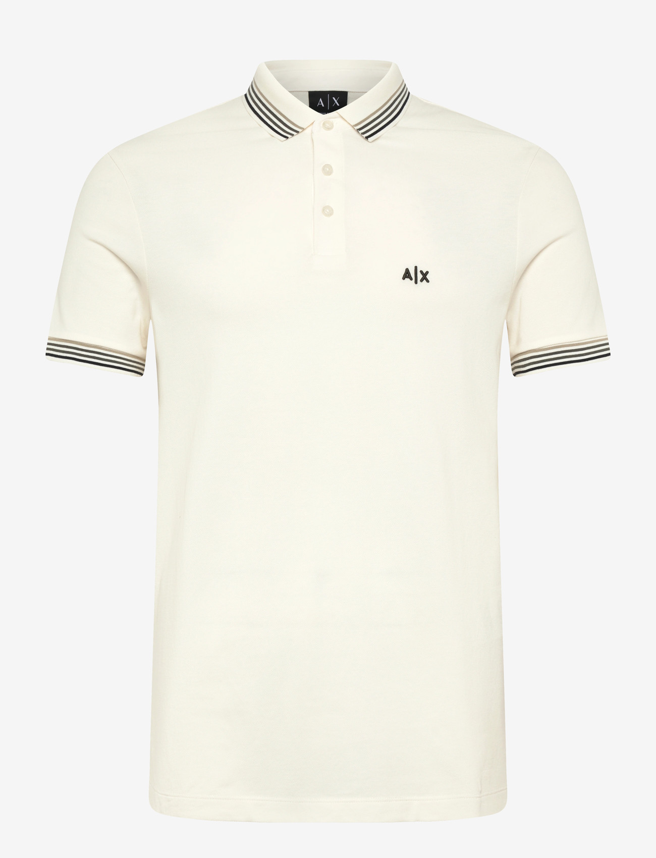Armani Exchange - POLO SHIRT - kurzärmelig - cream - 0