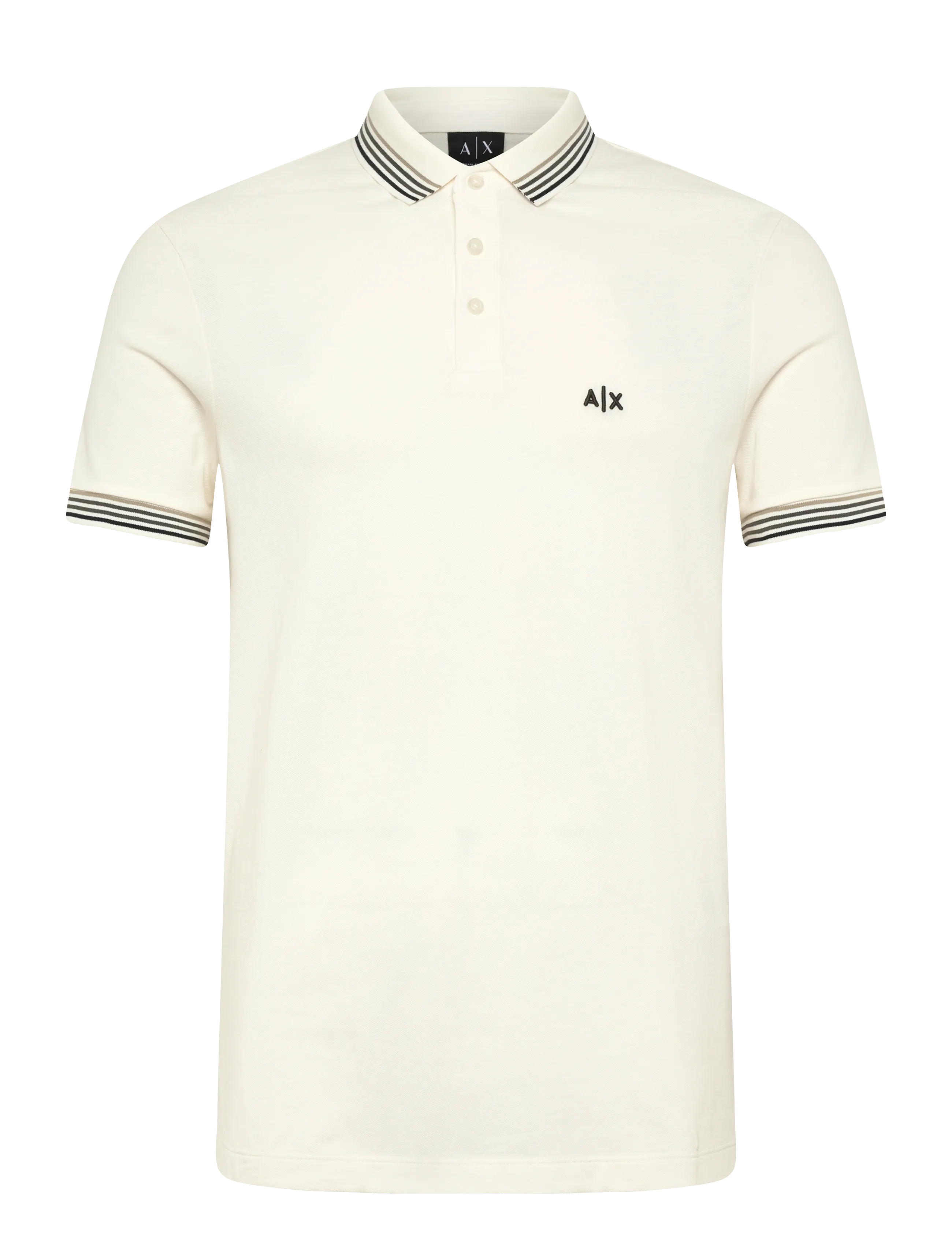 Armani Exchange POLO SHIRT - Kläder - CREAM / cream