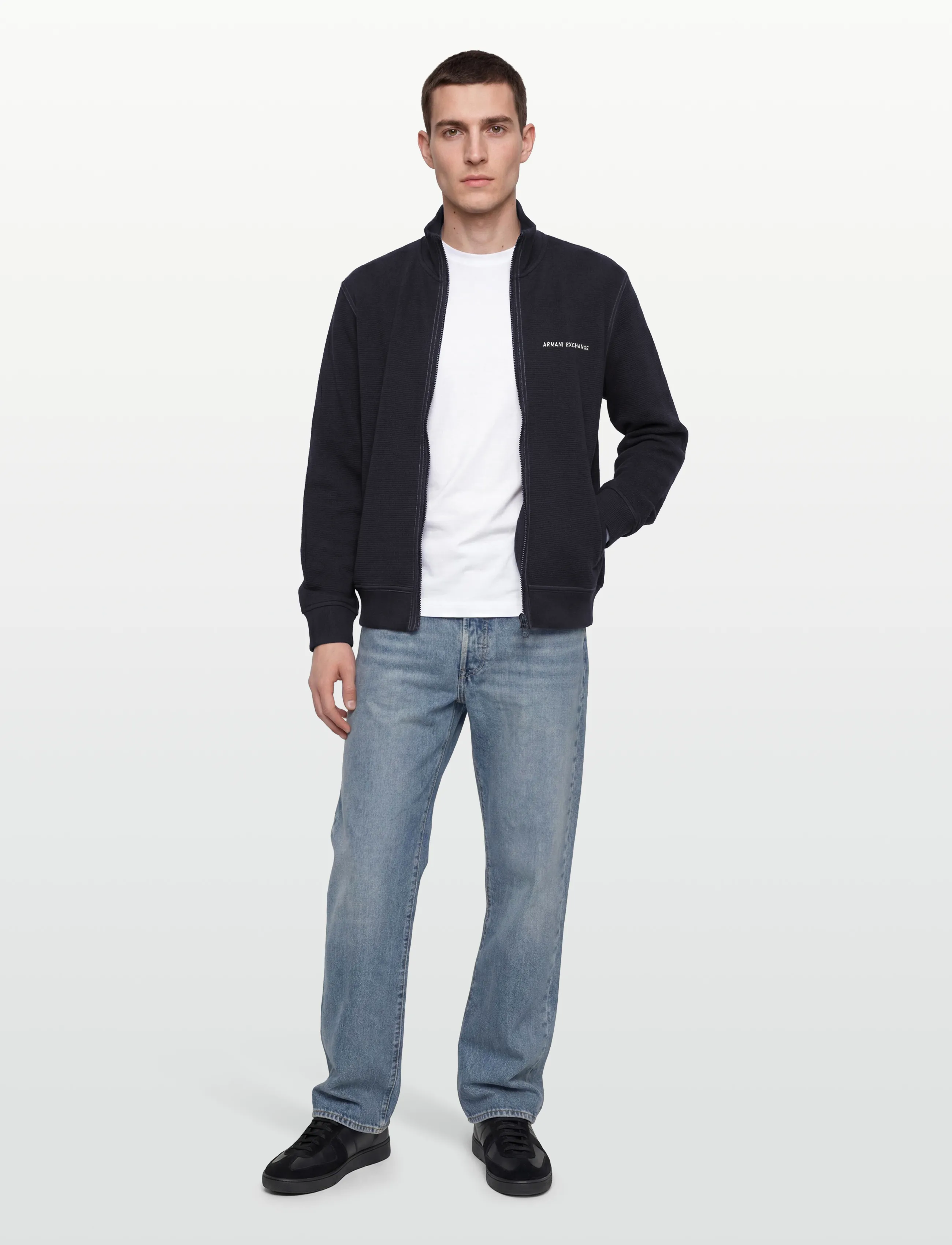Armani Exchange Sweatshirt, L, Black, Sweatshirts & Hættetrøjer > Sweatshirts, Herre