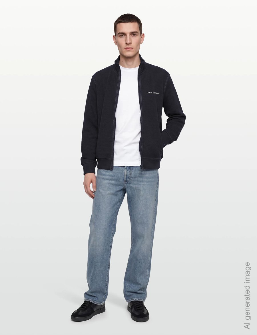 Armani Exchange - SWEATSHIRT - sweatshirts - deep navy - 0