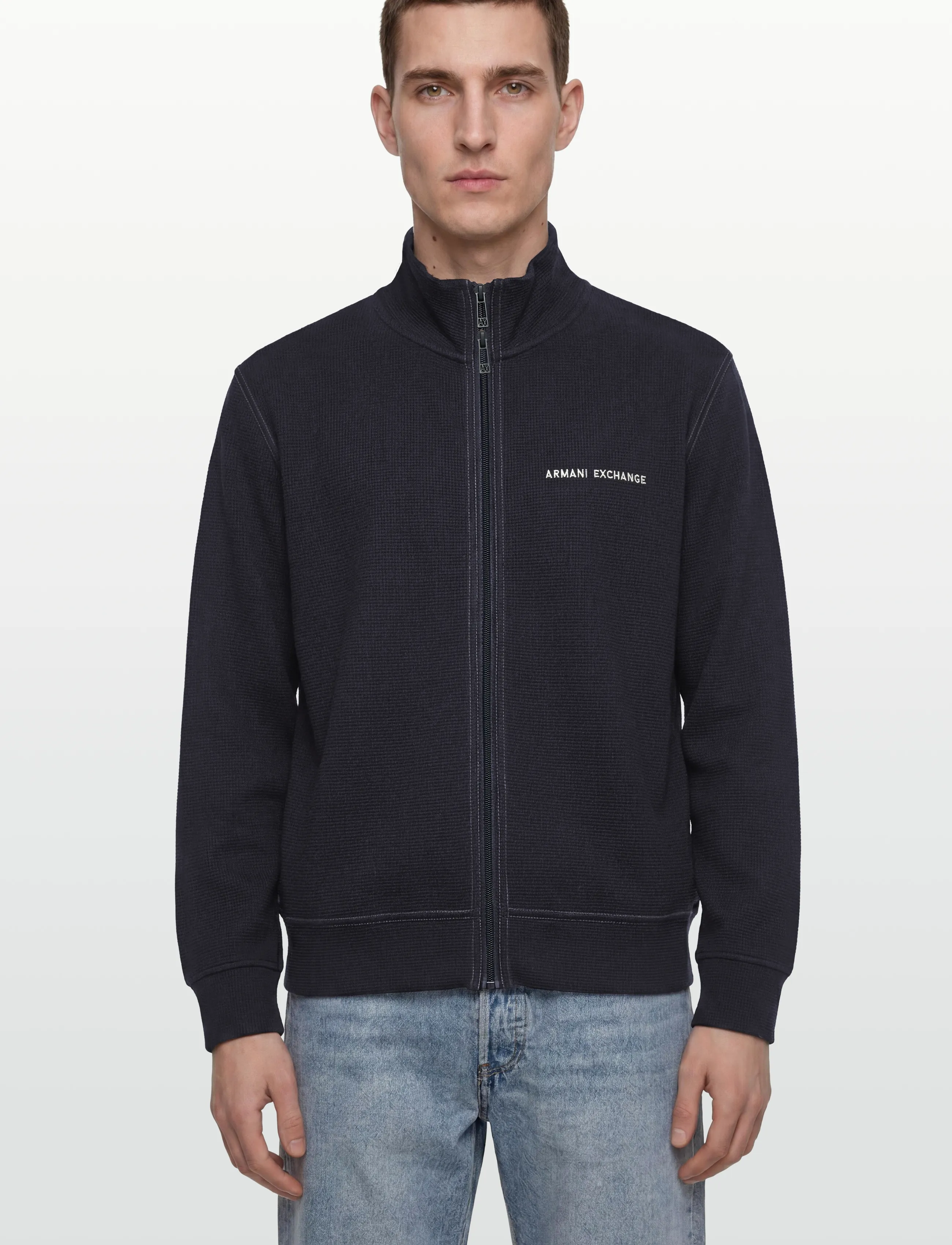 Armani Exchange - SWEATSHIRT - dressipluusid - deep navy - 3