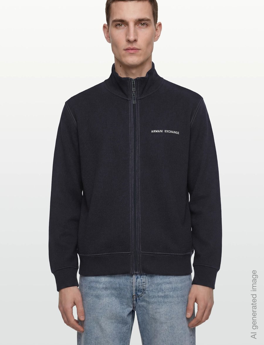 Armani Exchange - SWEATSHIRT - sweatshirts - deep navy - 3
