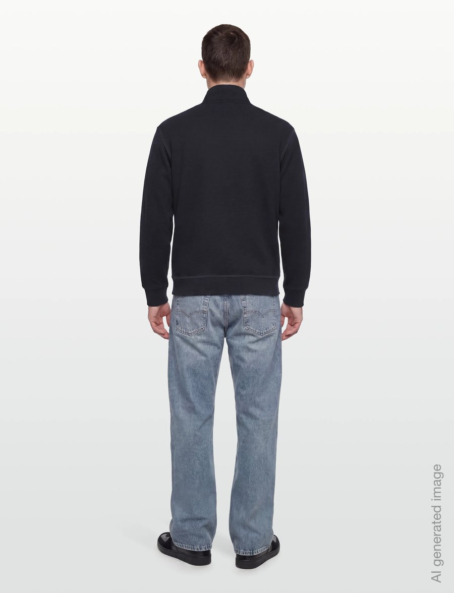 Armani Exchange - SWEATSHIRT - sweatshirts - deep navy - 4