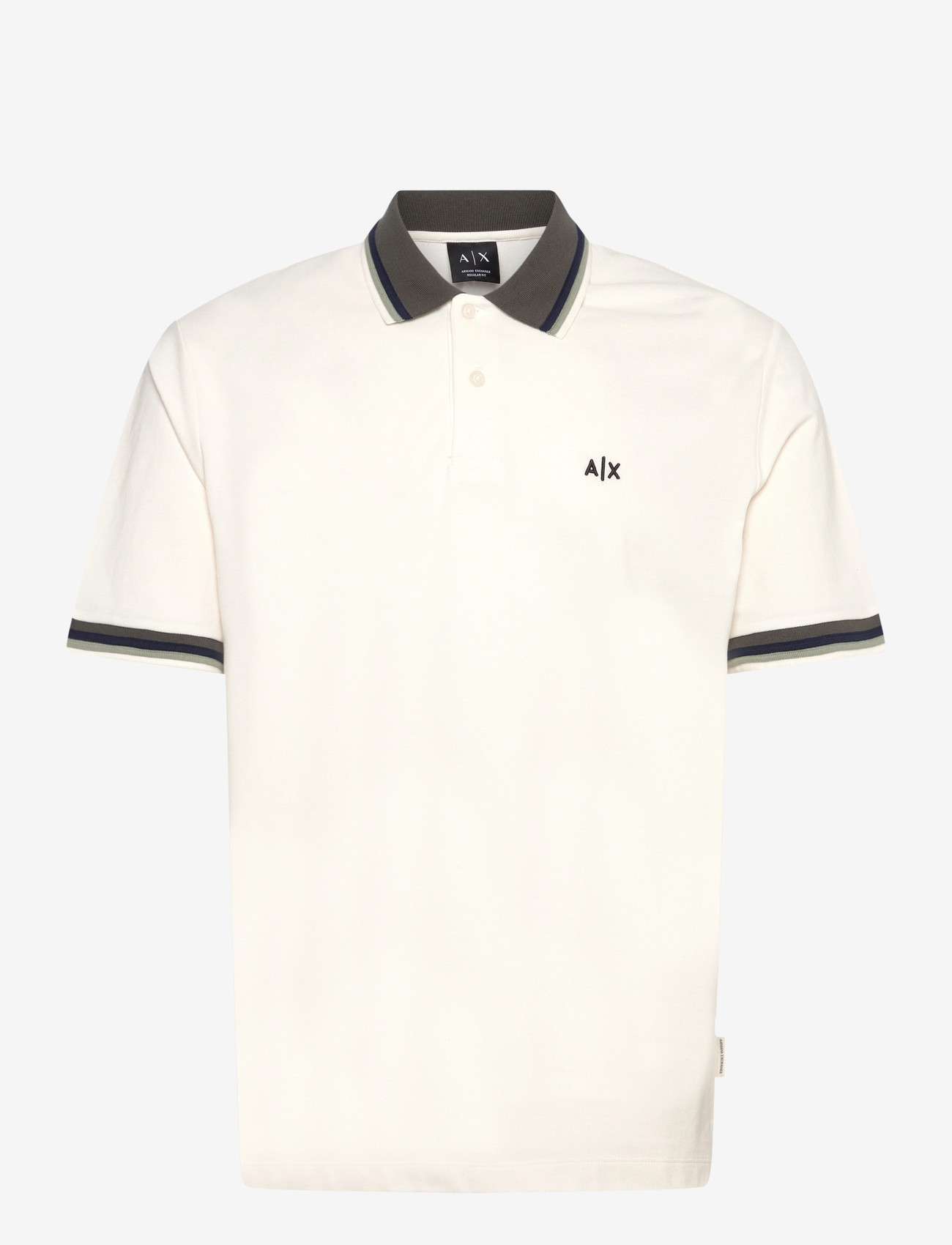 Armani Exchange - POLO SHIRT - kurzärmelig - cream - 1