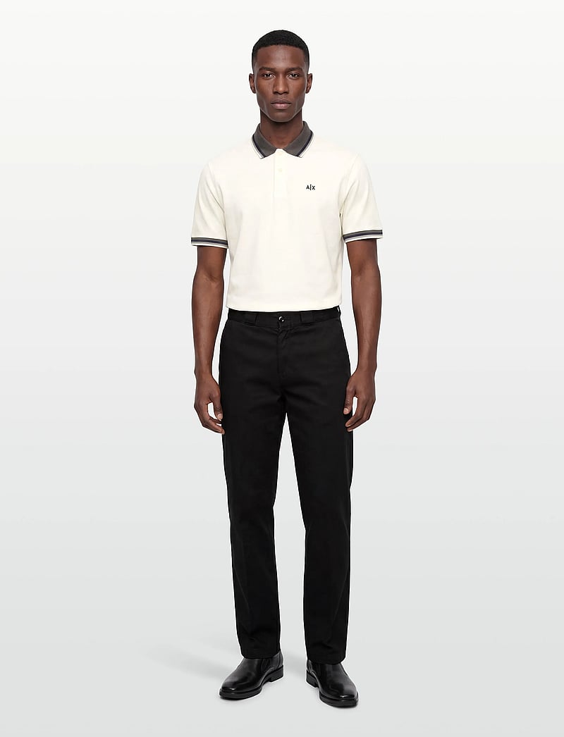 Armani Exchange - POLO SHIRT - kurzärmelig - cream - 0