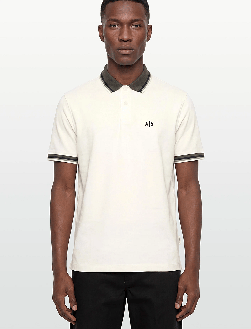 Armani Exchange - POLO SHIRT - kurzärmelig - cream - 3