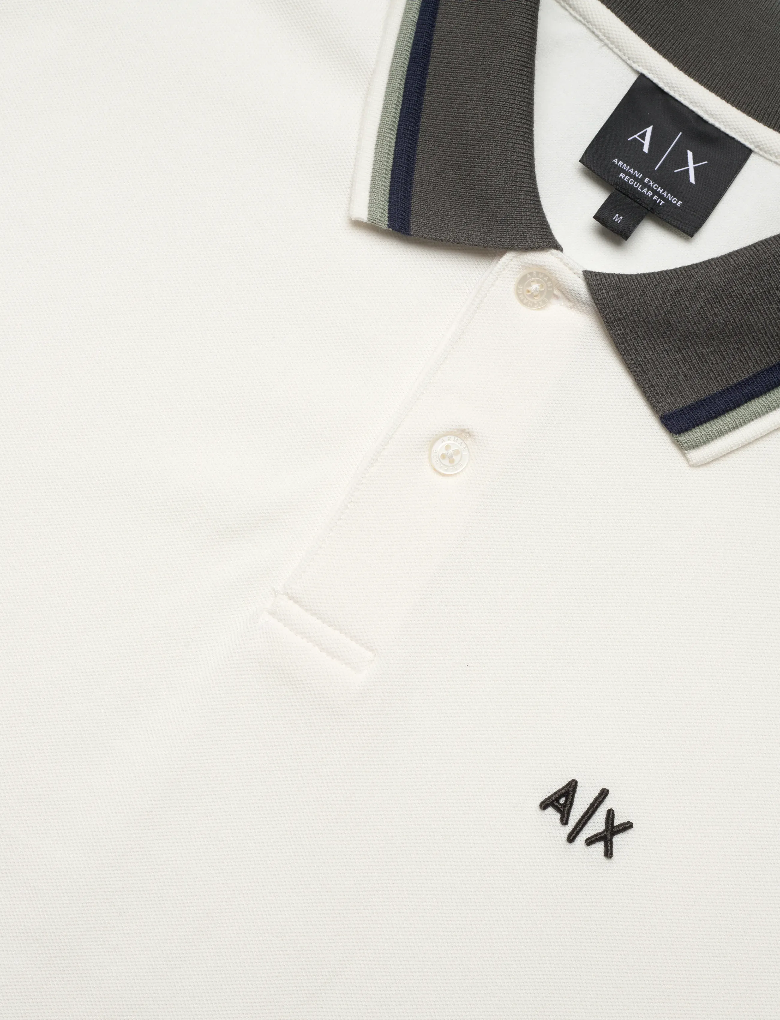 Armani Exchange - POLO SHIRT - short-sleeved polos - cream - 5