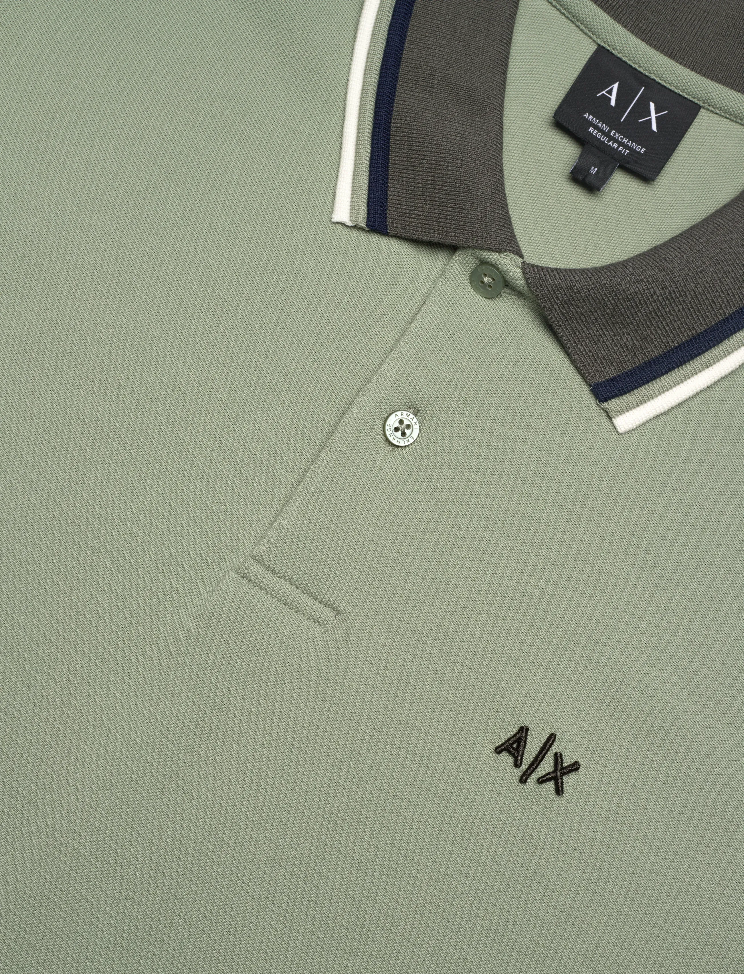 Armani Exchange - POLO SHIRT - kortærmede poloer - hedge green - 5