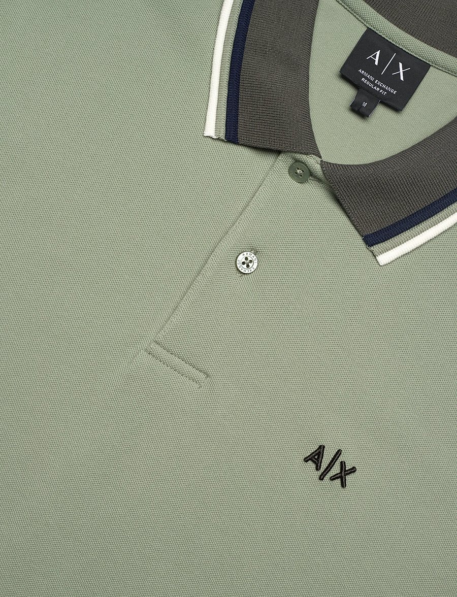 Armani Exchange - POLO SHIRT - kortærmede poloer - hedge green - 5