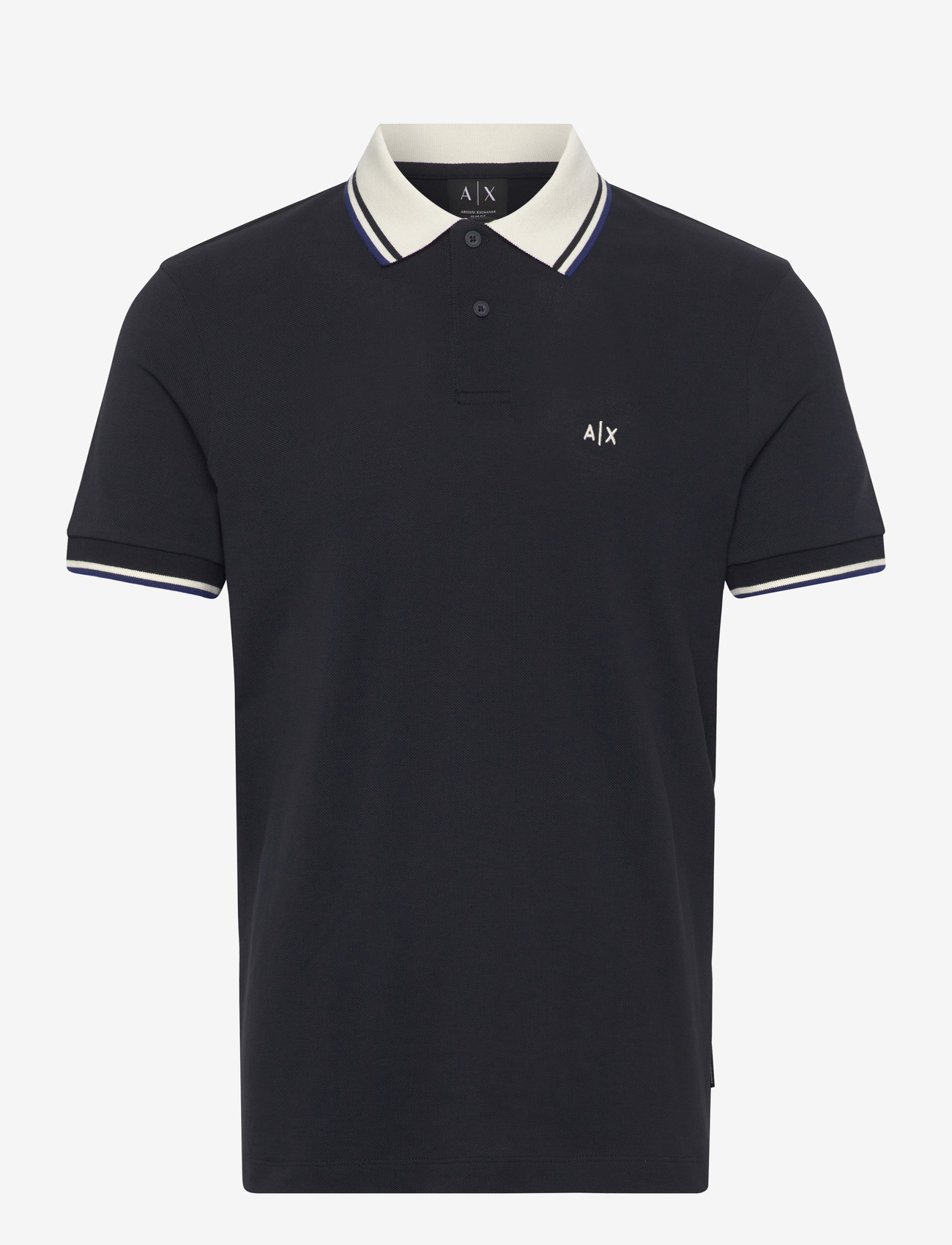 Armani Exchange - POLO SHIRT - kortærmede poloer - deep navy - 1