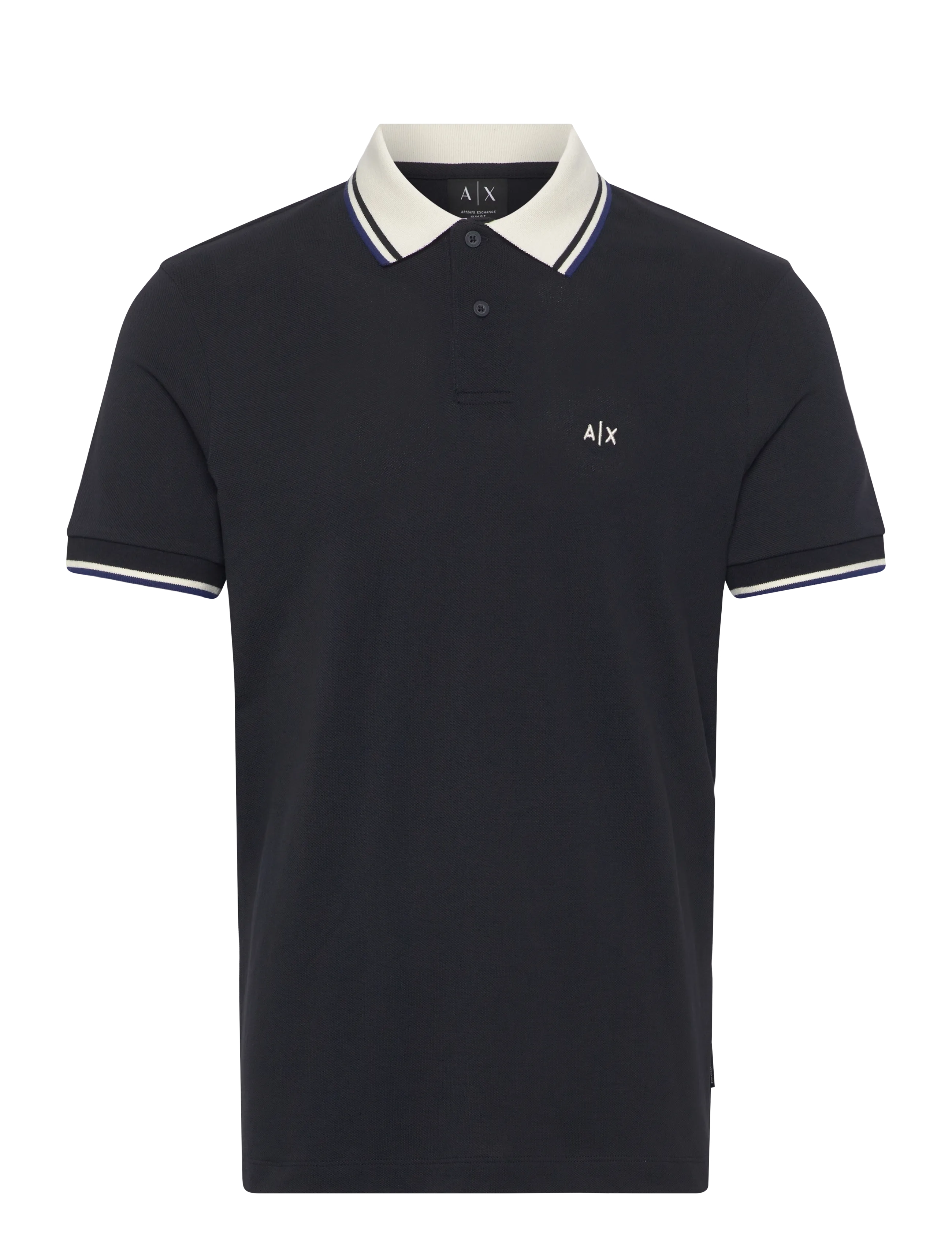 Armani Exchange POLO SHIRT - Armani Exchange - DEEP NAVY / black