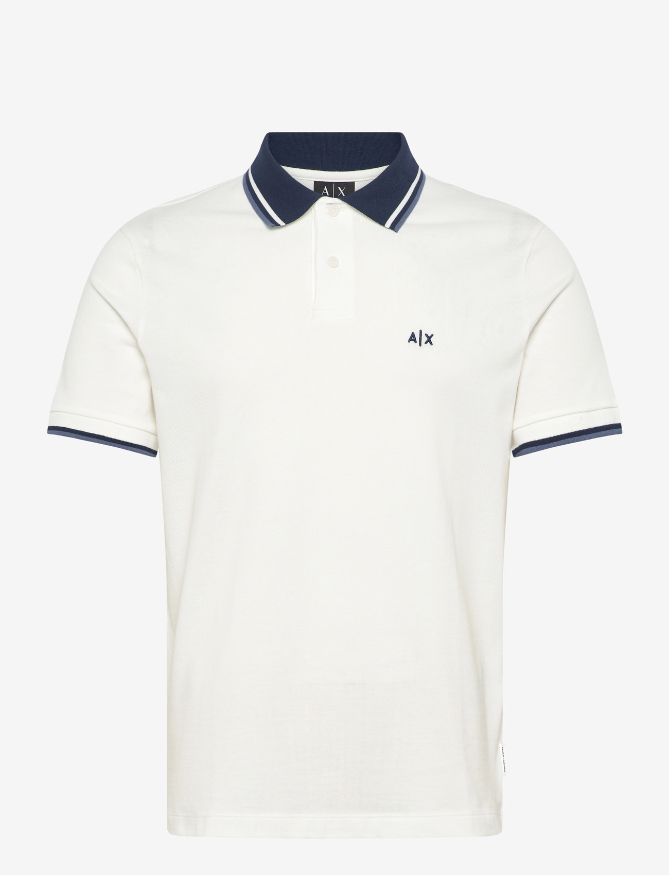 Armani Exchange - POLO SHIRT - kurzärmelig - off white - 1