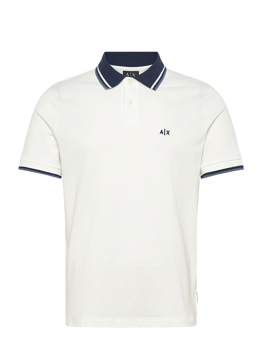 Armani Exchange - POLO SHIRT - lühikeste varrukatega polod - off white - 1