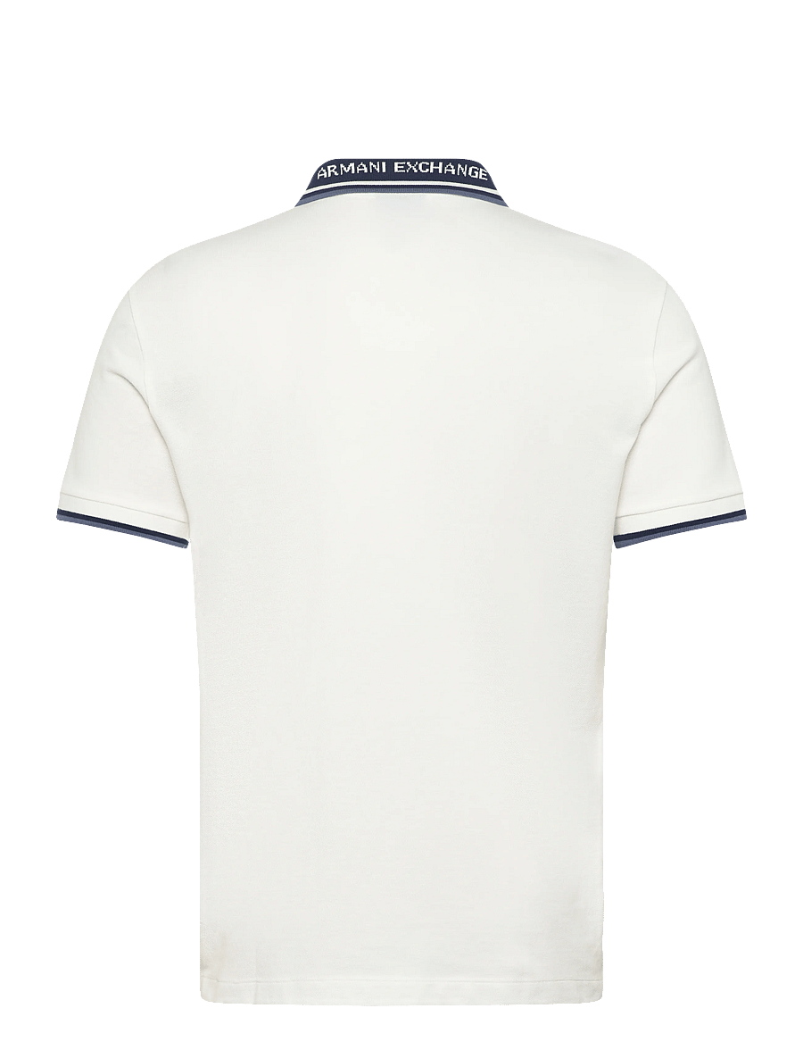 Armani Exchange - POLO SHIRT - lühikeste varrukatega polod - off white - 2
