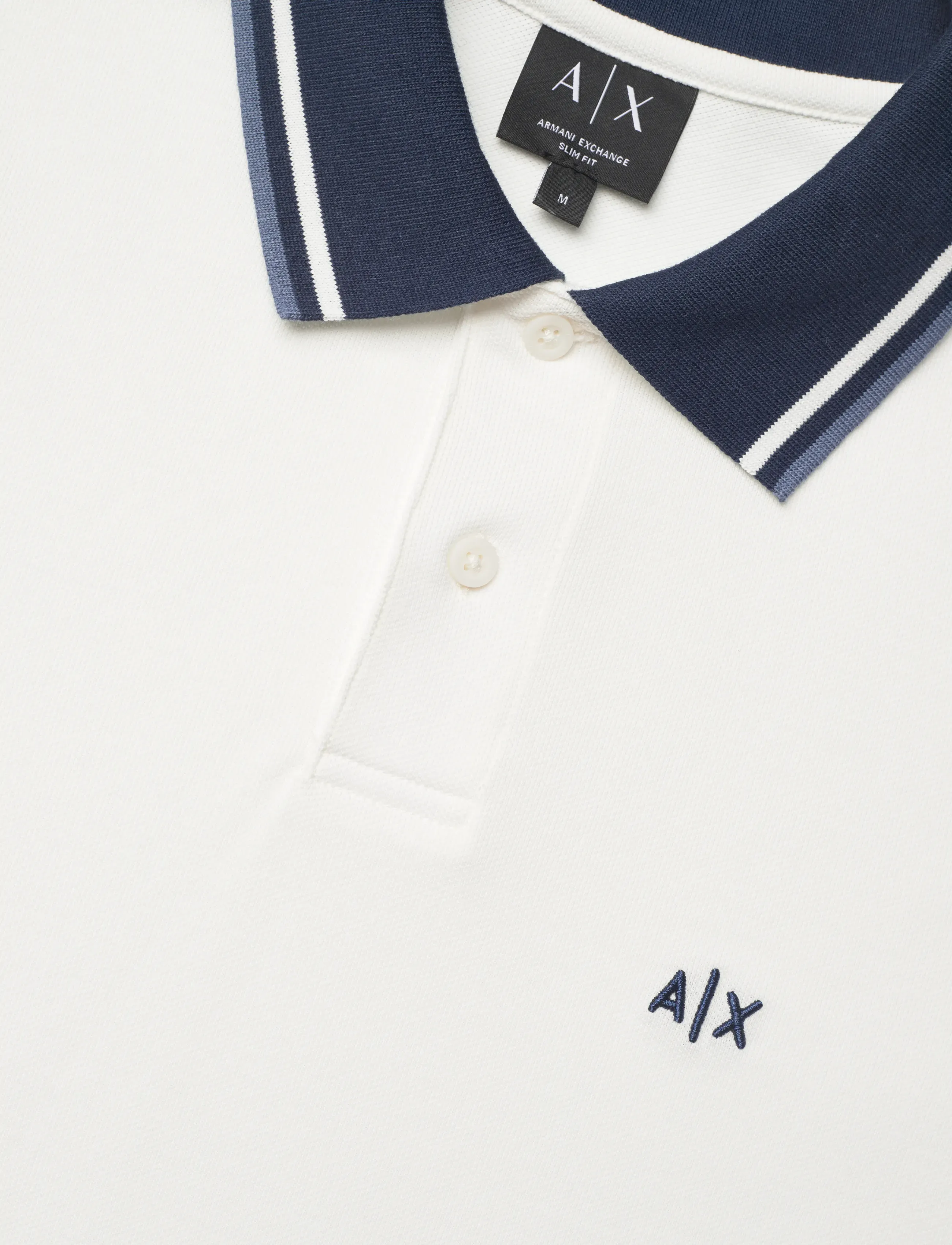 Armani Exchange - POLO SHIRT - short-sleeved polos - off white - 5