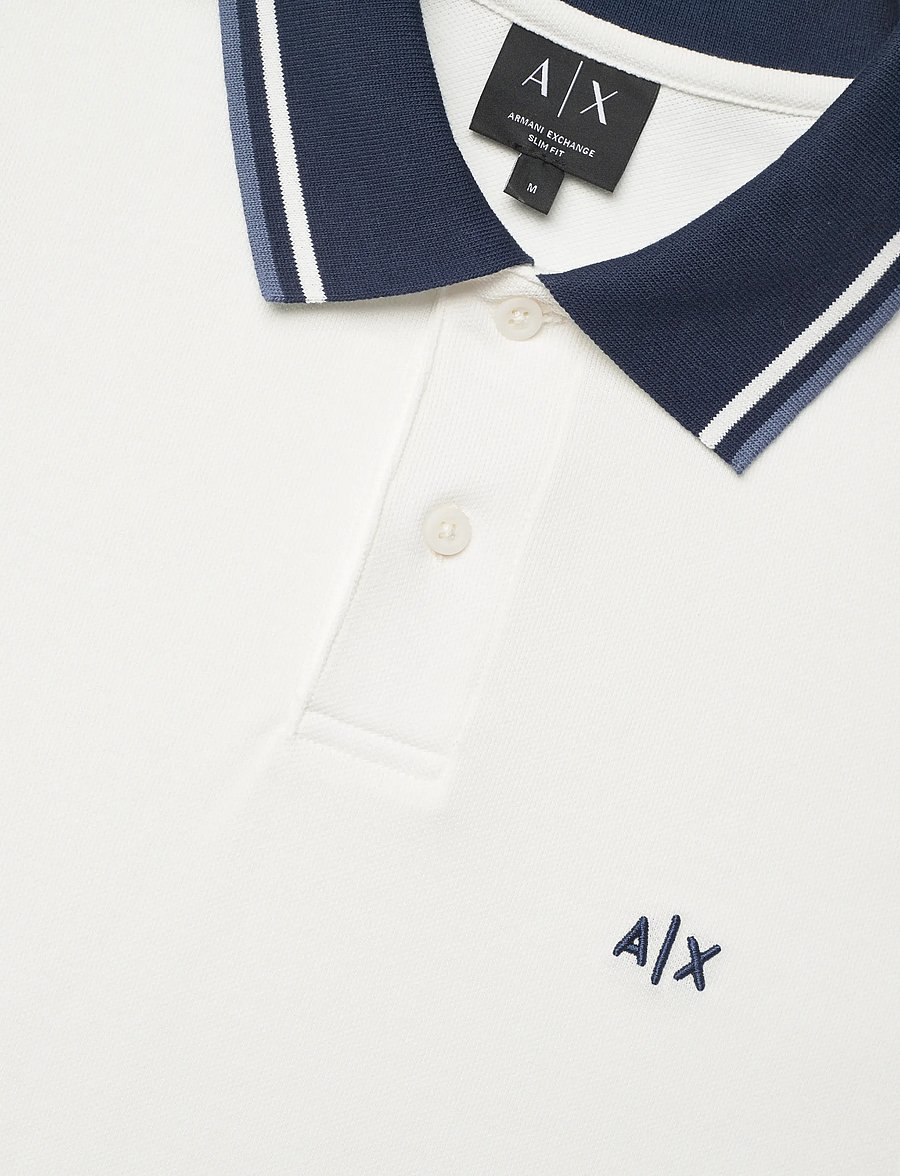 Armani Exchange - POLO SHIRT - lühikeste varrukatega polod - off white - 5