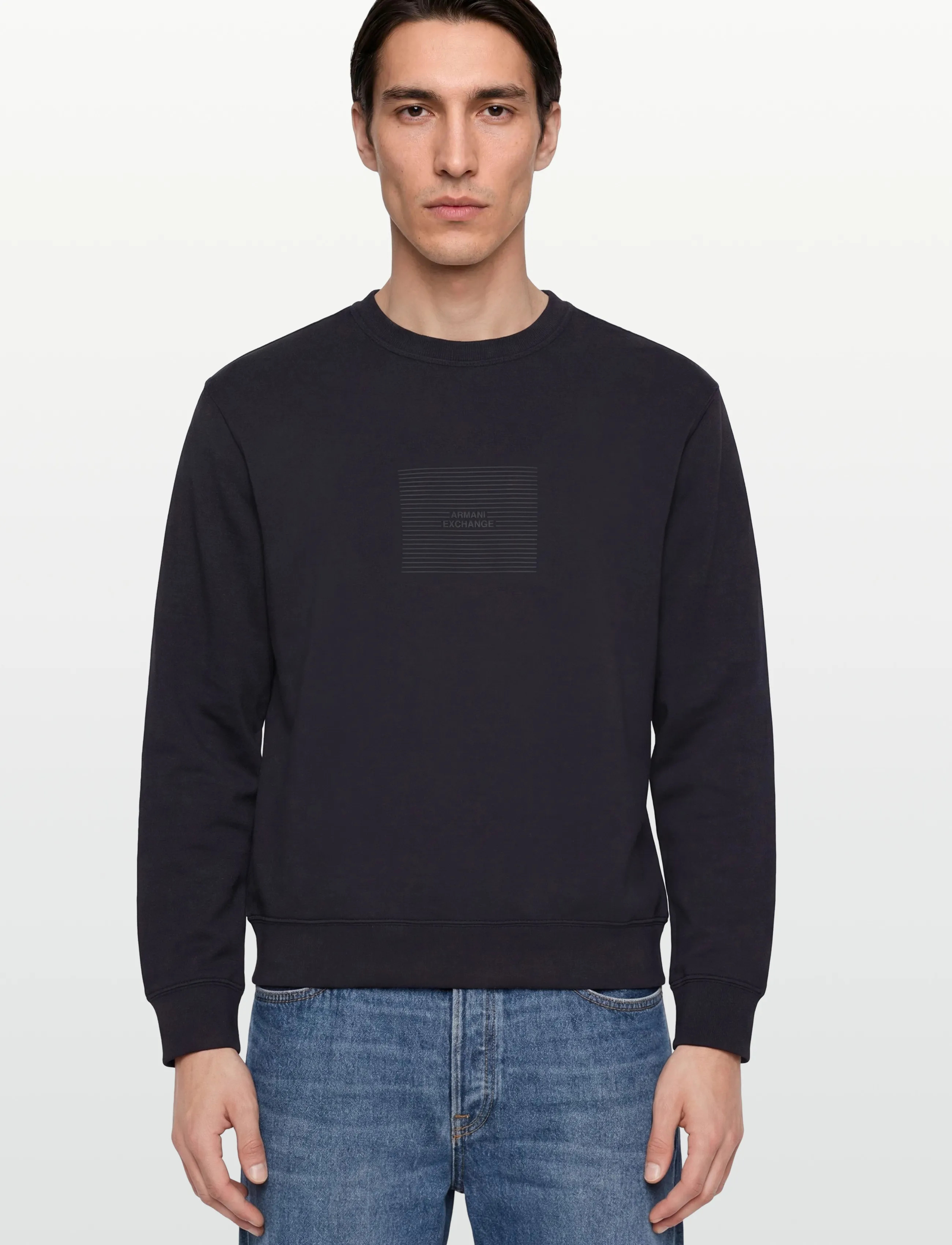 Armani Exchange - SWEATSHIRT - sweats - deep navy - 3