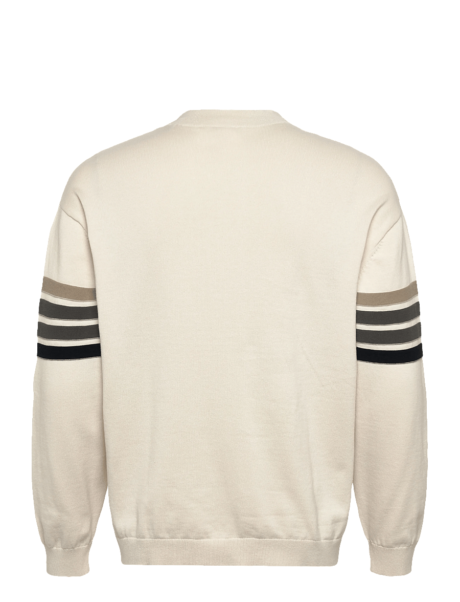 Armani Exchange - PULLOVER - rundhals - cream mix stripes - 2