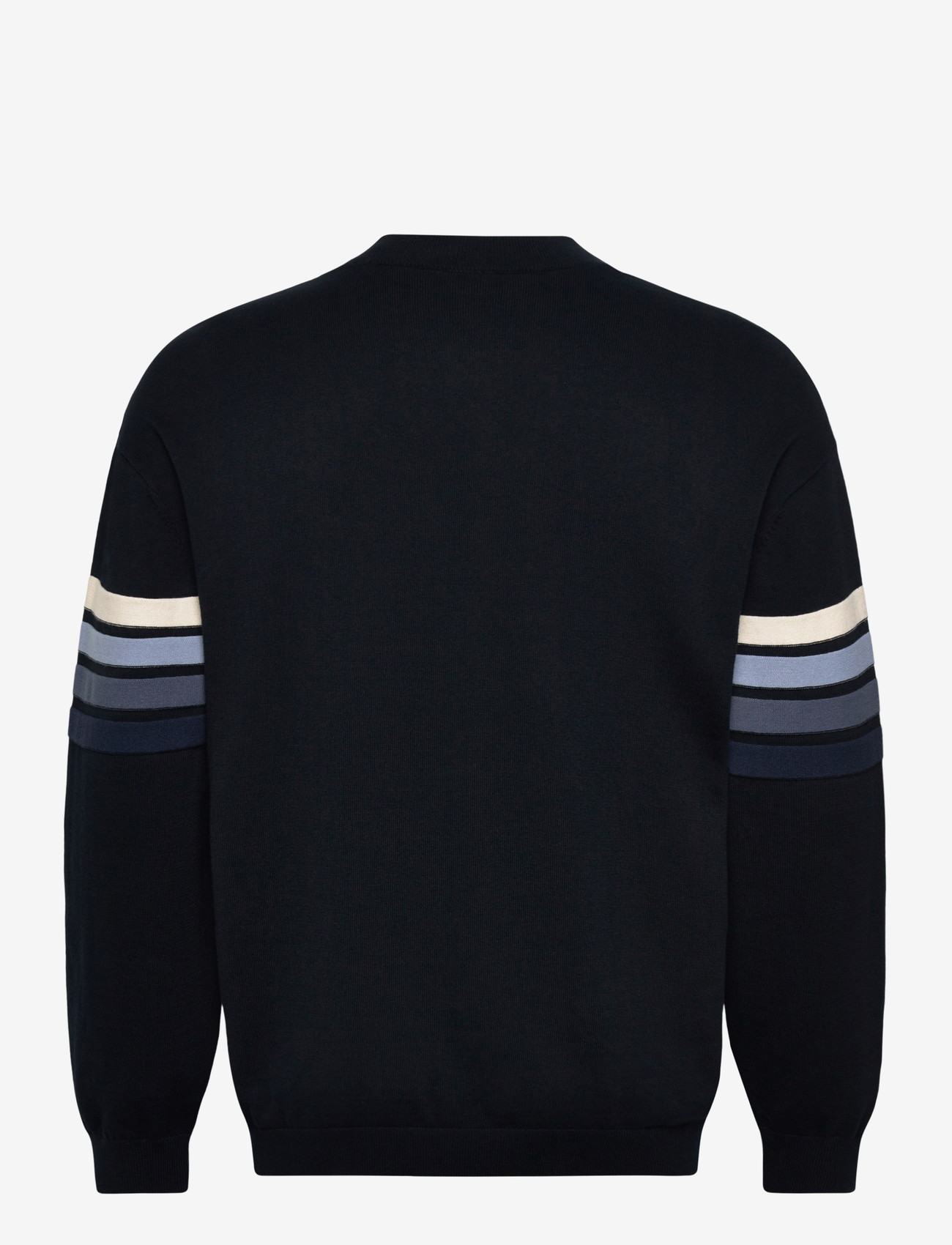 Armani Exchange - PULLOVER - trøjer - deep navy mix stripe - 1