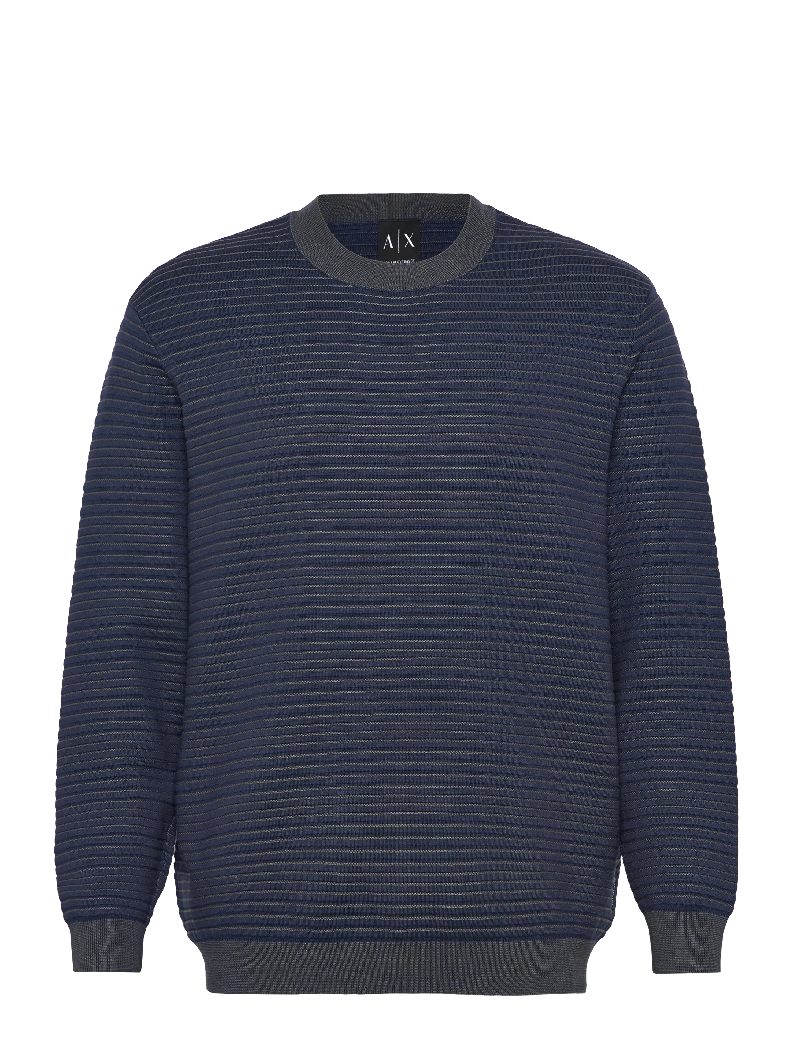 Armani Exchange PULLOVER - Kläder - DRESS BLUE/CHIMERA S / multi