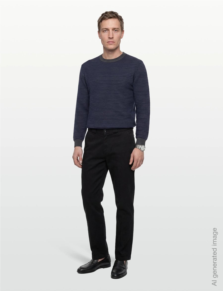 Armani Exchange - PULLOVER - round necks - dress blue/chimera s - 0