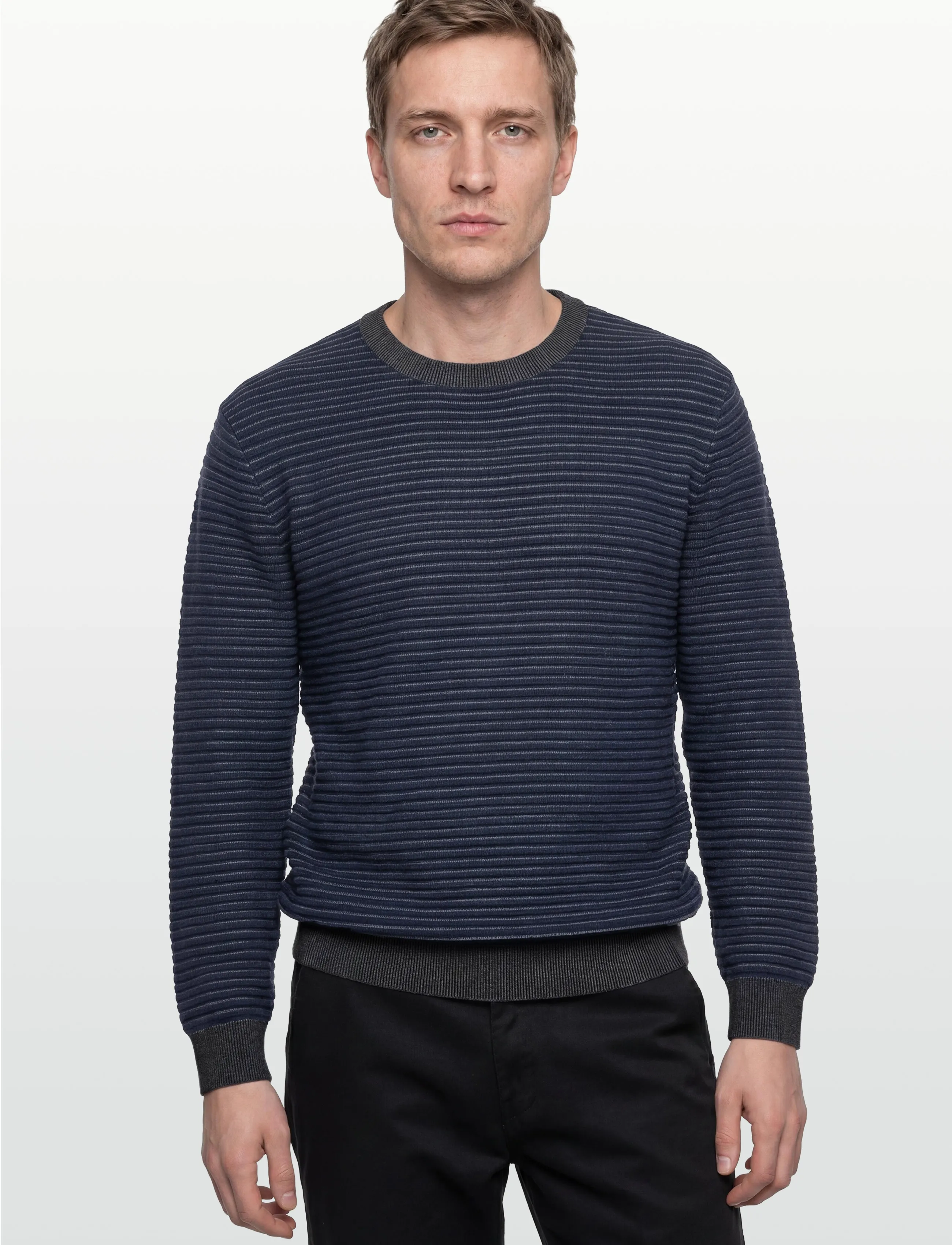 Armani Exchange - PULLOVER - rundhals - dress blue/chimera s - 3