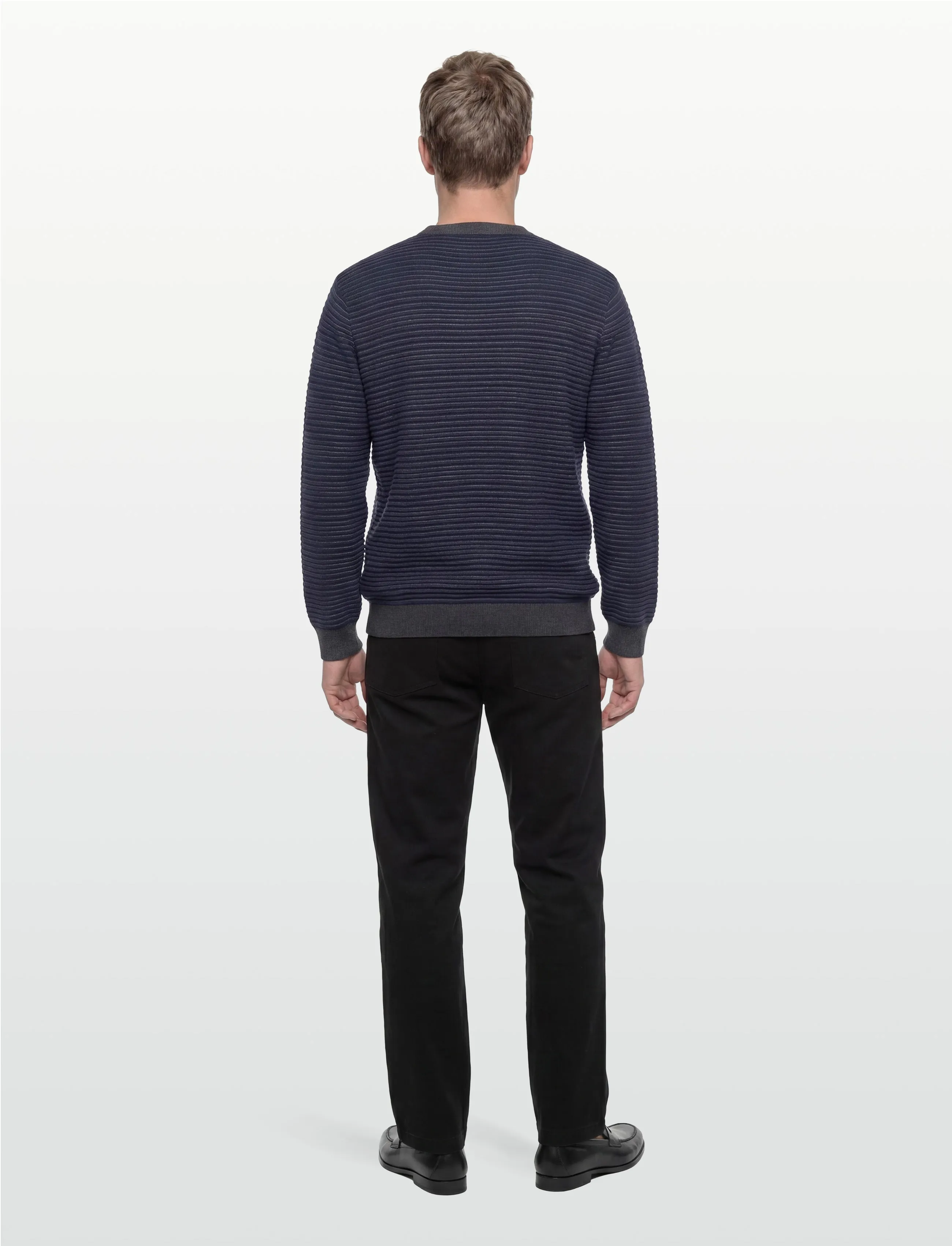 Armani Exchange - PULLOVER - rundhals - dress blue/chimera s - 4