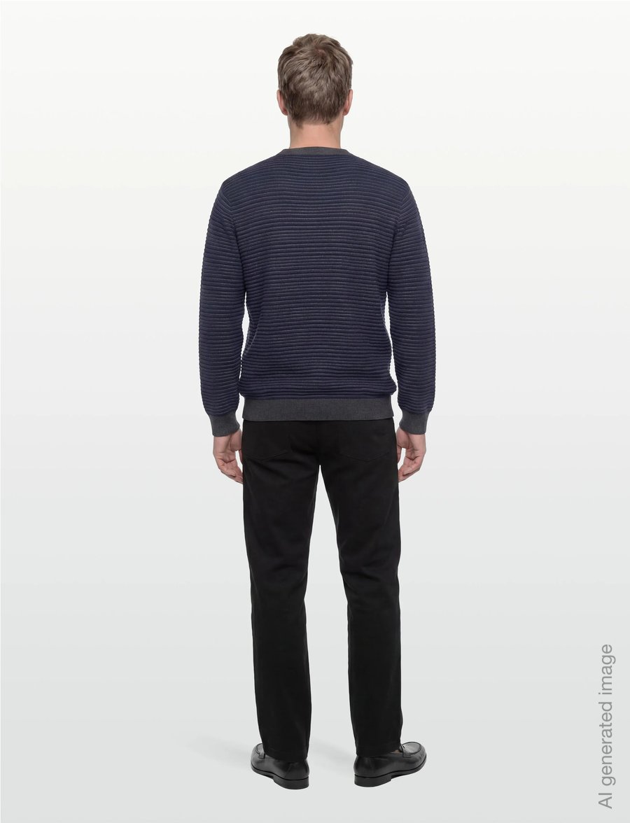 Armani Exchange - PULLOVER - round necks - dress blue/chimera s - 4