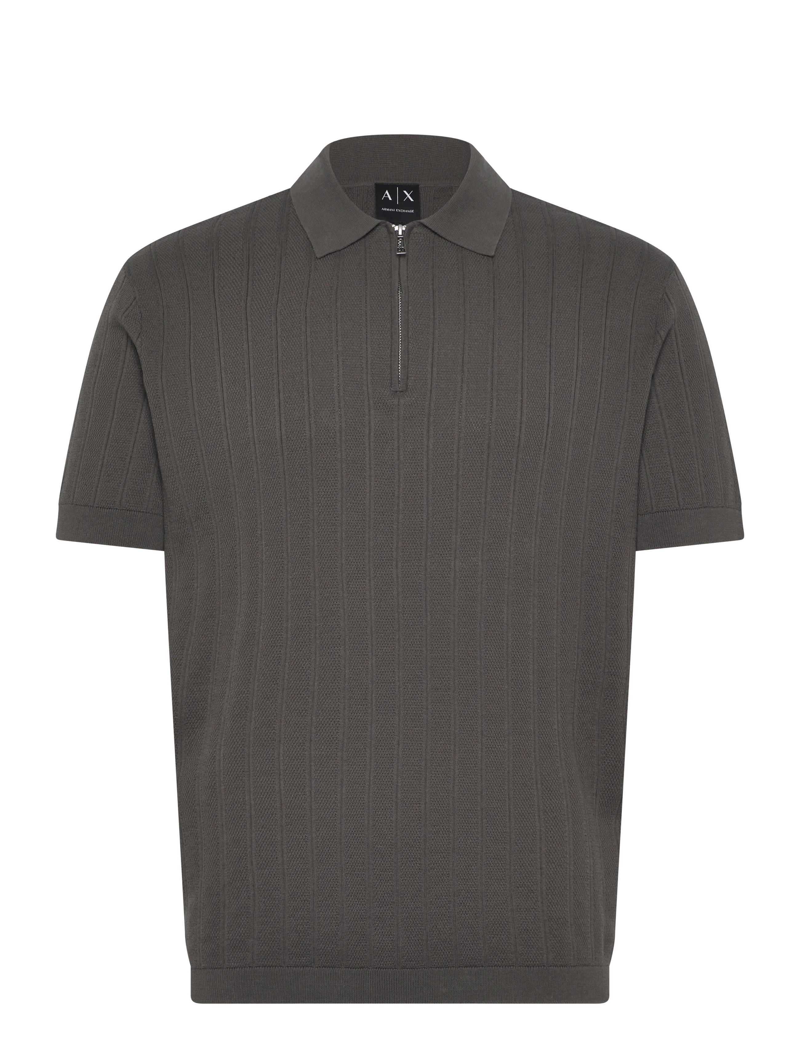 Armani Exchange KNIT POLO - Kläder - CHIMERA / brown