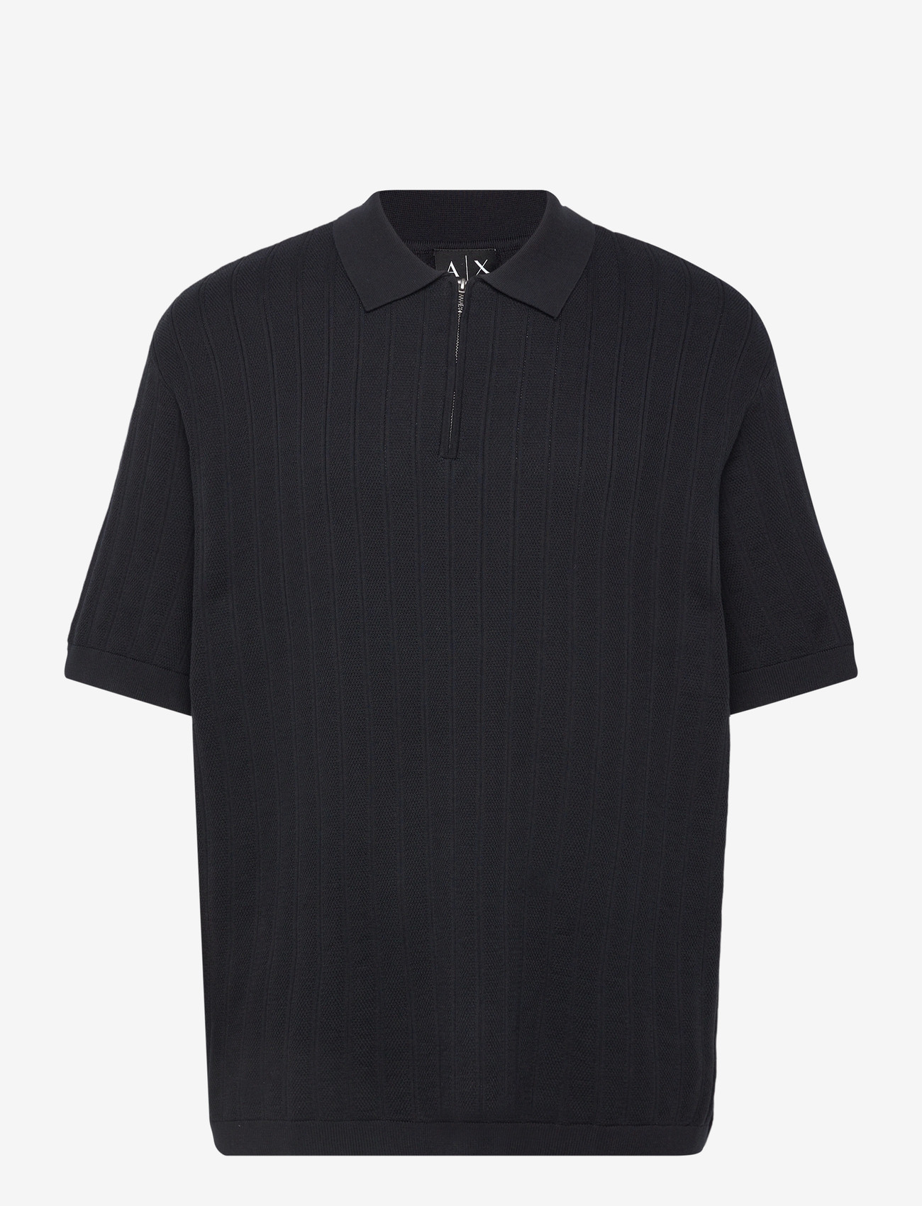 Armani Exchange - KNIT POLO - stickade pikéer - deep navy - 0