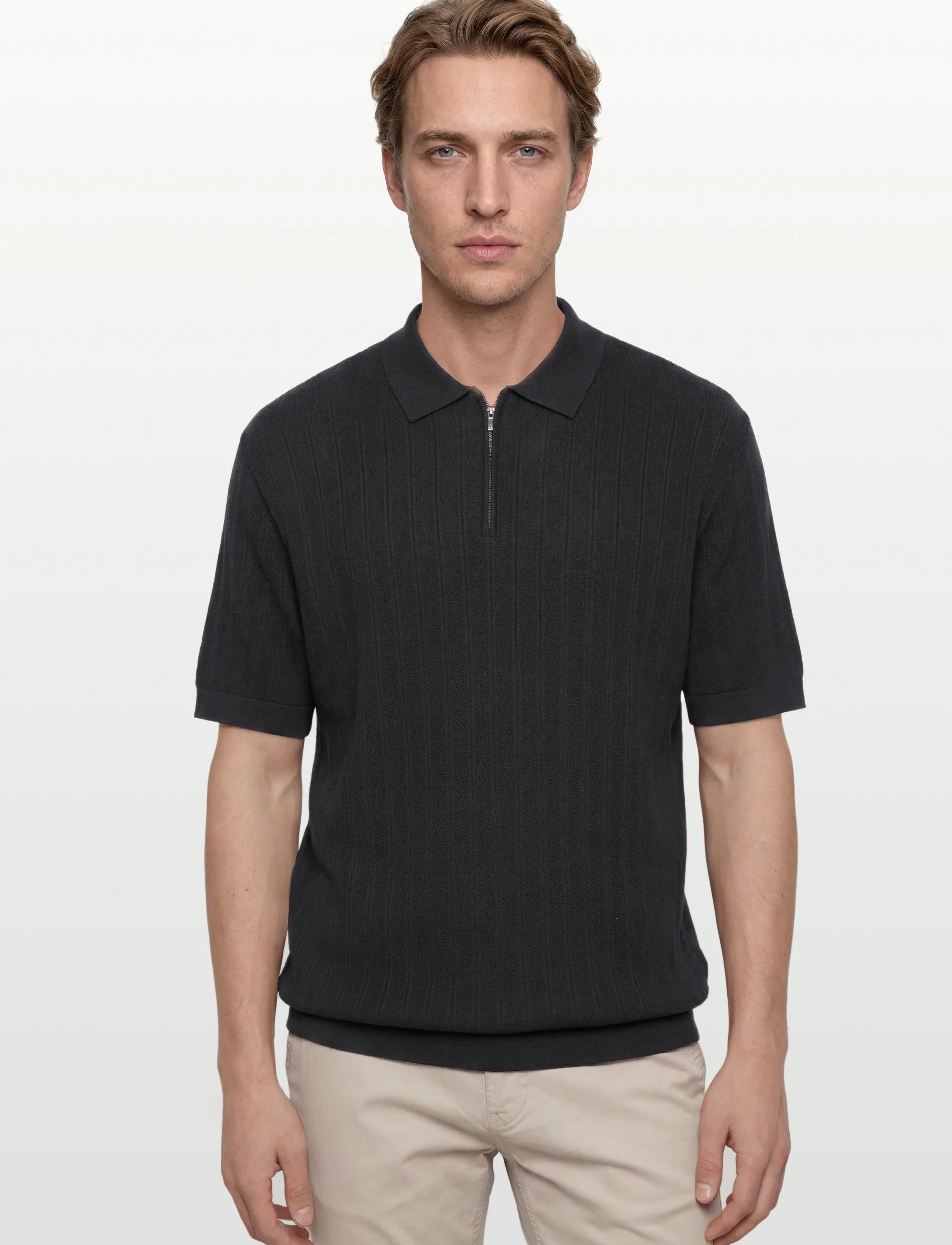 Armani Exchange - KNIT POLO - mænd - deep navy - 3